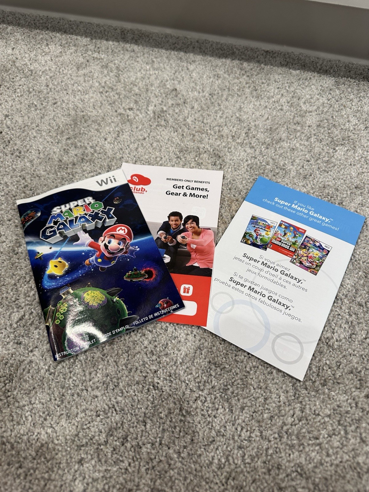 Super Mario Galaxy (Nintendo Wii, 2007) CIB Tested Works