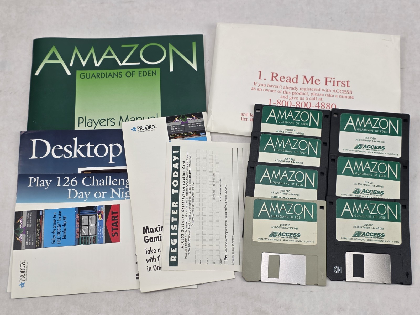 Amazon Guardians of Eden BIG BOX PC 3.5″ Floppy Access Software CIB 1992