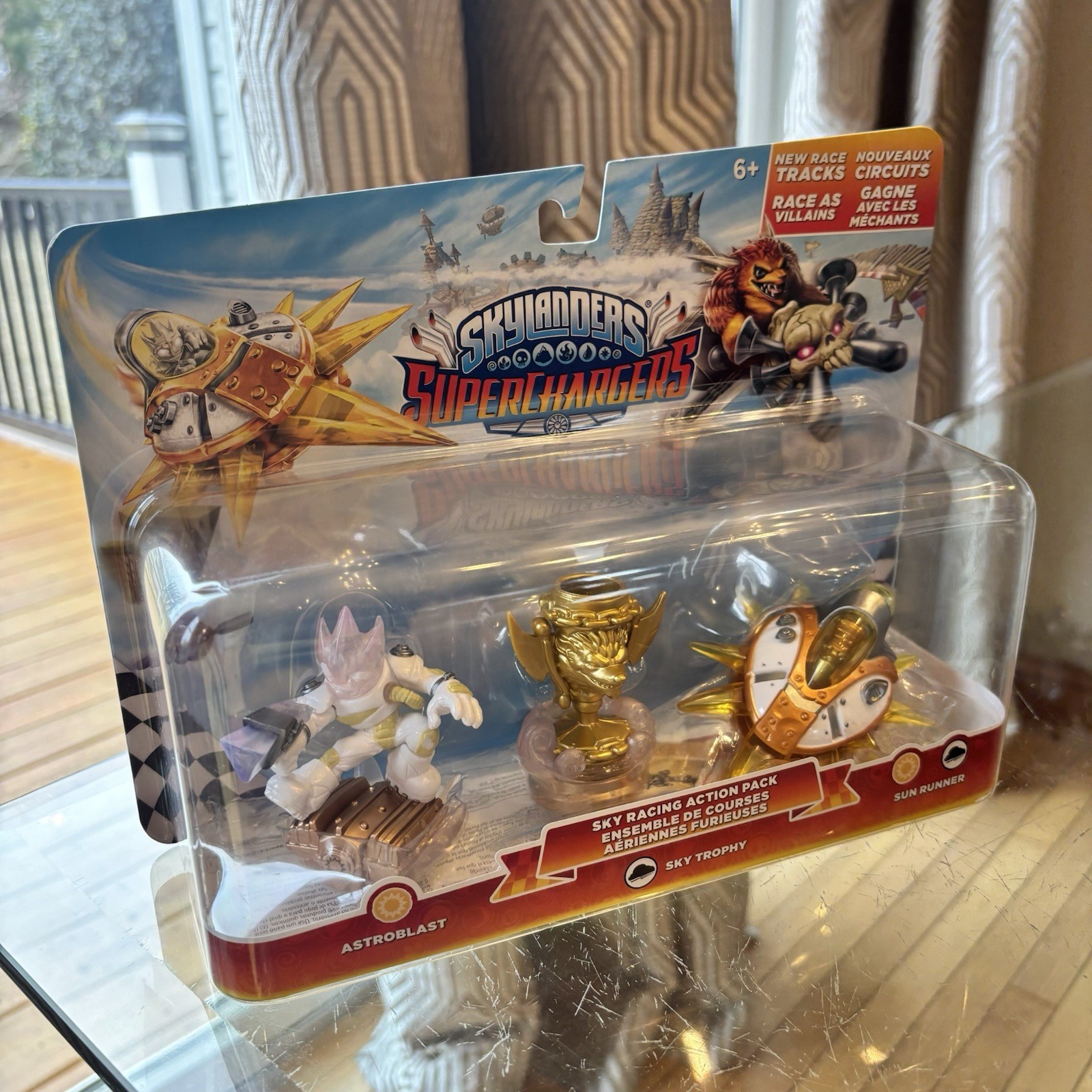 SKYLANDERS Superchargers SKY RACING ACTION PACK Astroblast Sky Trophy Sun Runner
