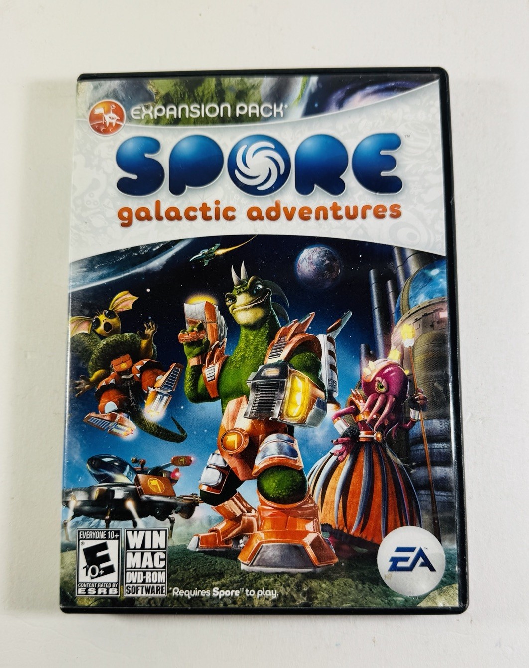 Spore Galactic Adventures (PC Mac 2009, Expansion Pack w/ Manual) ML418/ML440