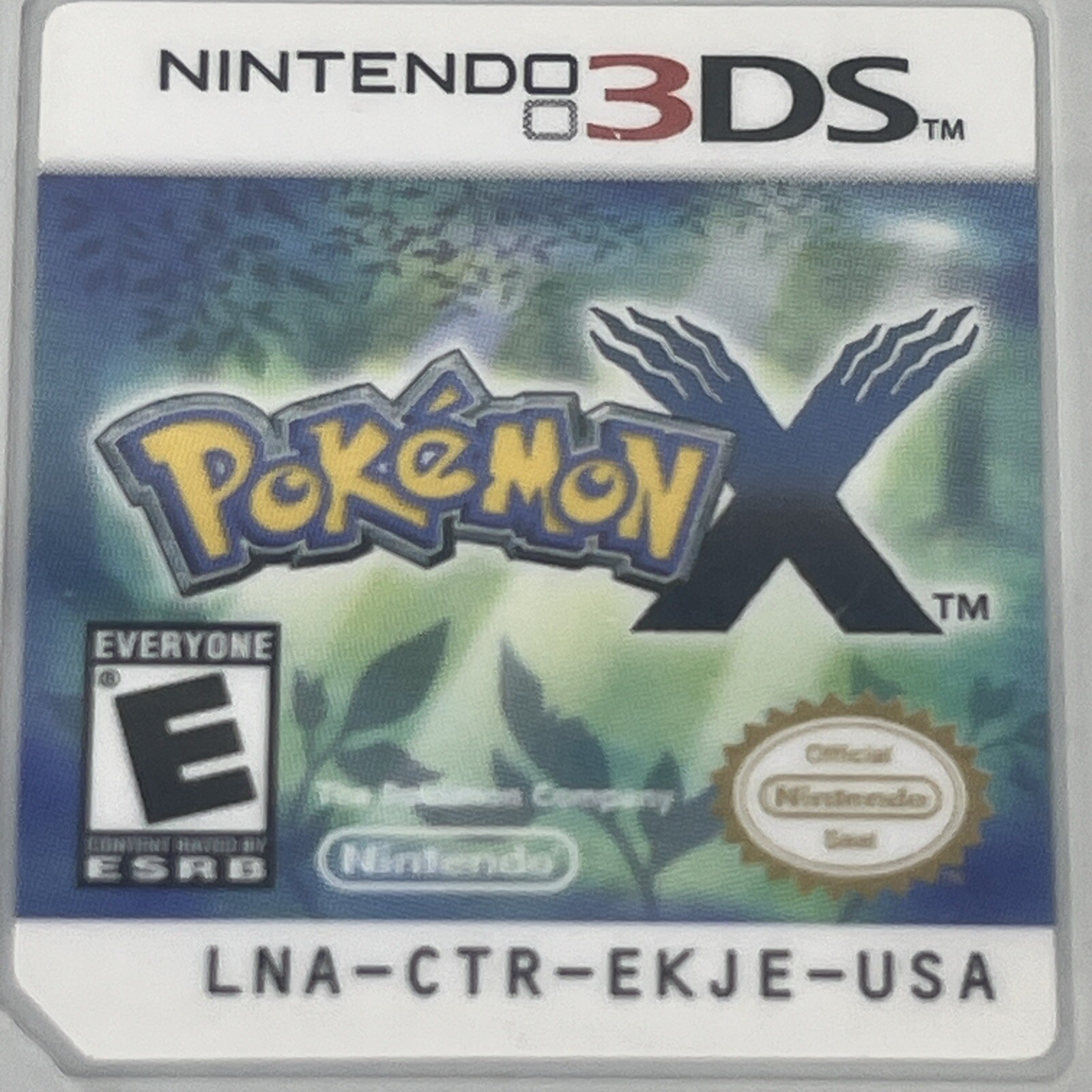 Pokemon X (2013) Nintendo 3DS Authentic Game Cartridge with Plastic Case