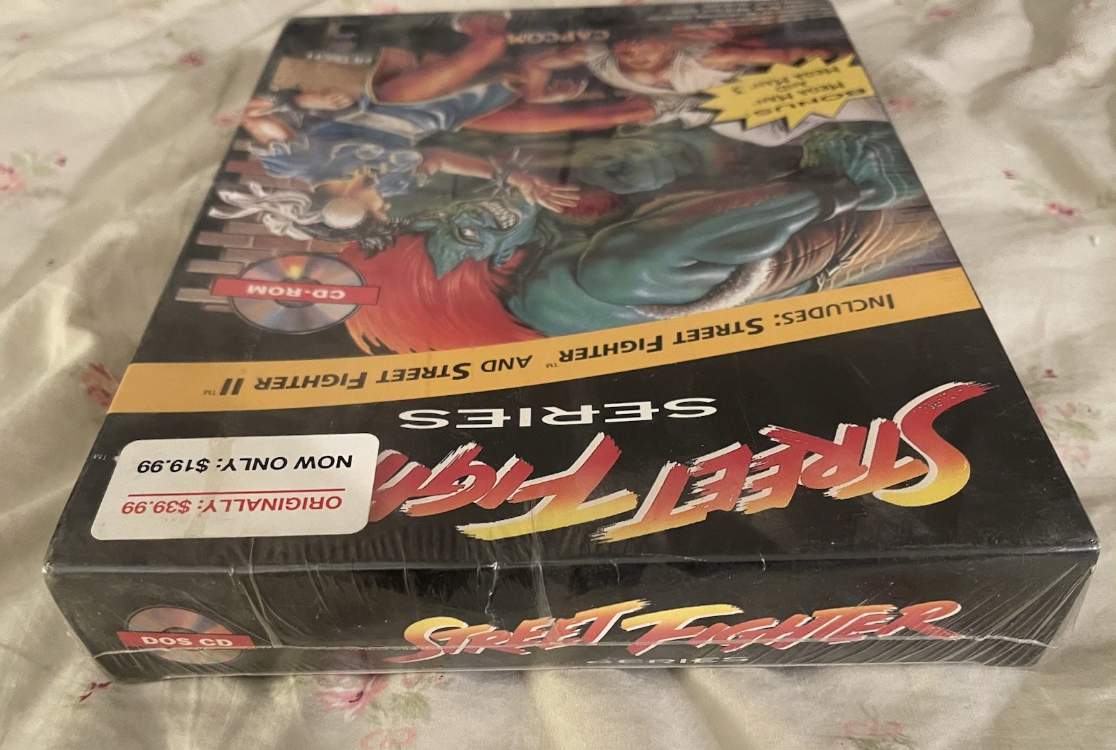 Sealed Street Fighter Series Big Box CD Rom Street Fighter 1 & 2 Megaman 1 & 3