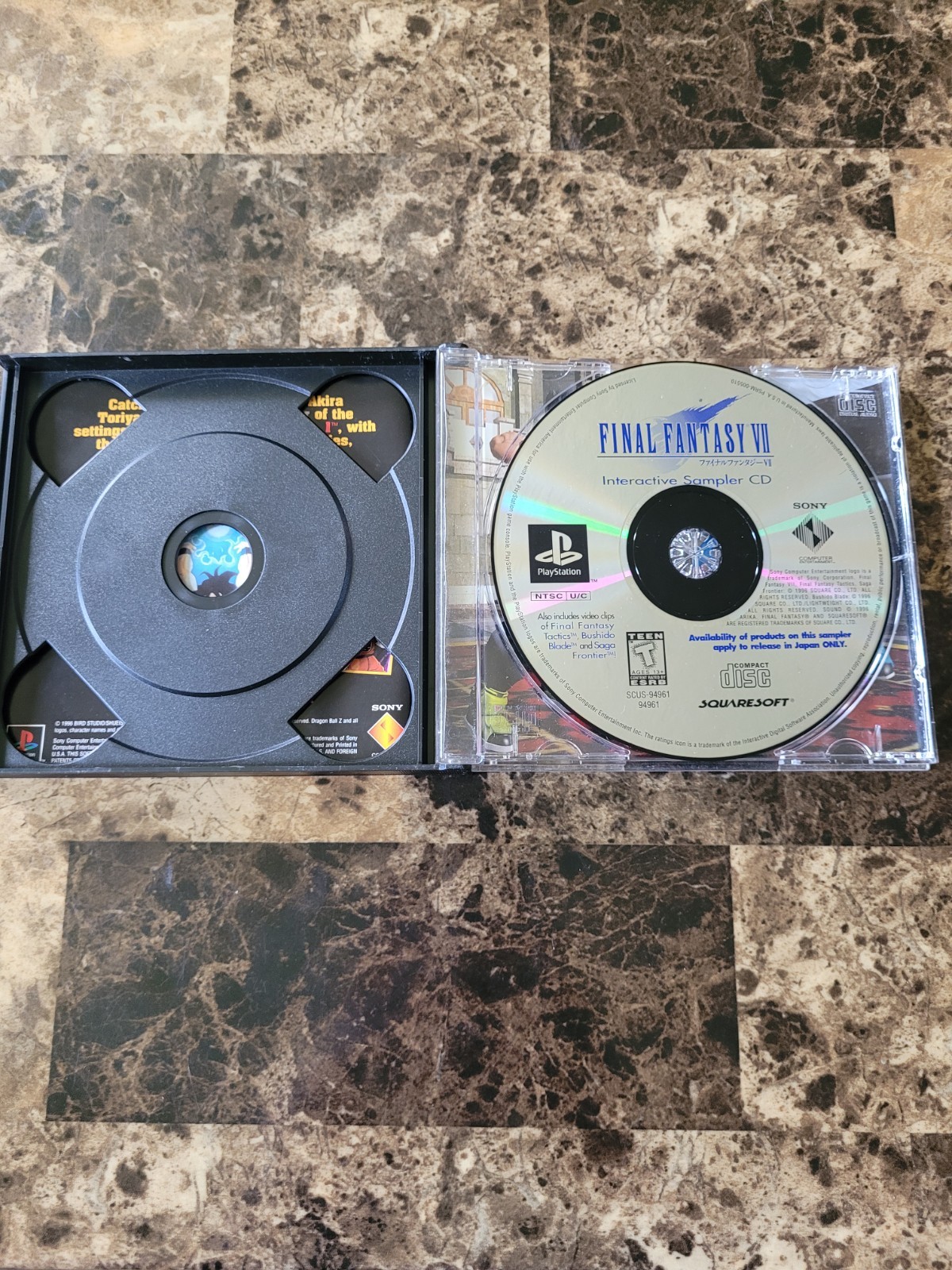 Tobal No 1 (Sony PlayStation 1 PS1, 1996) CIB Complete In Box (Tested & Working)