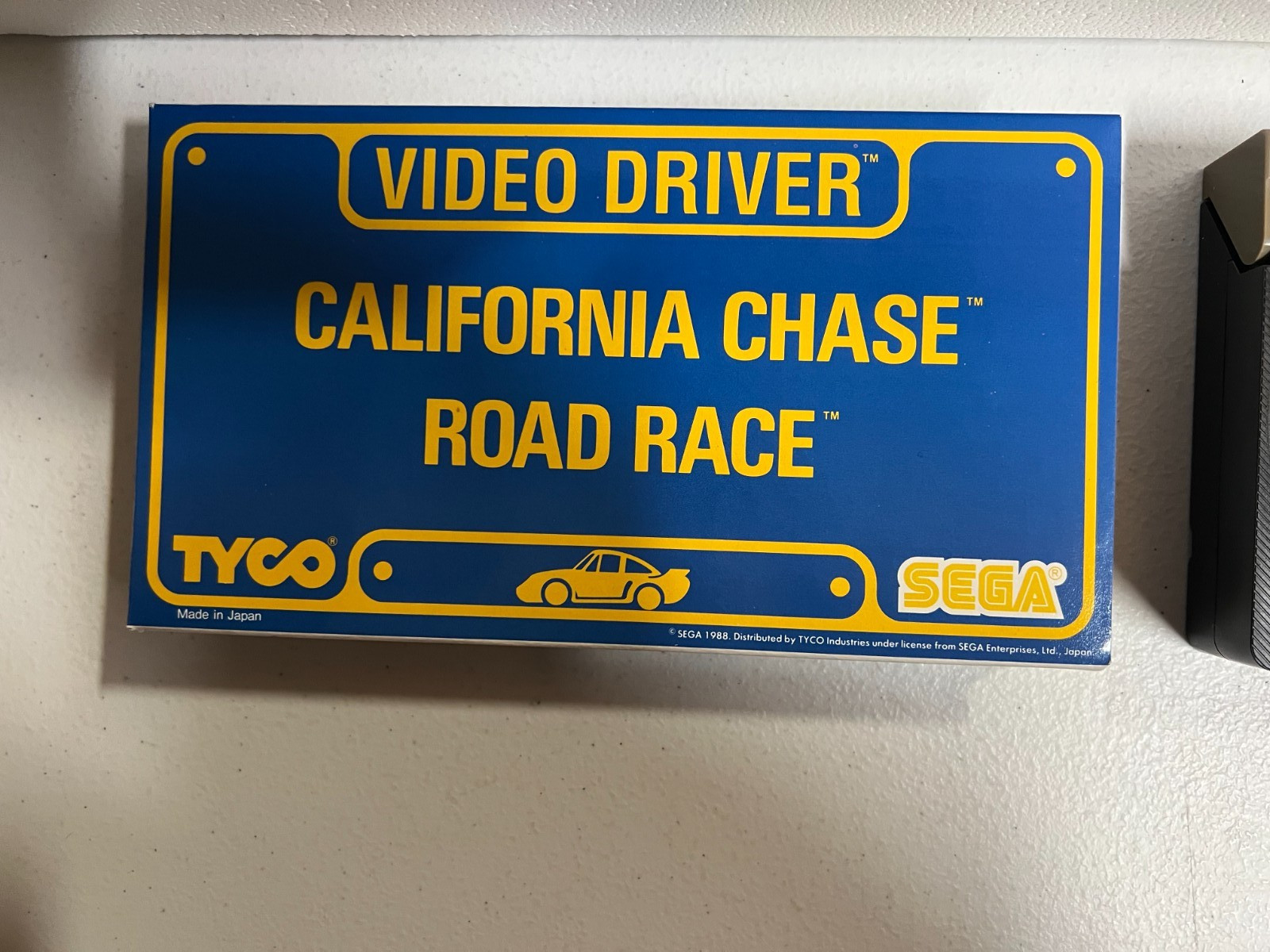 Sega Tyco Video Driver VHS Video Game Instructions Complete Rare Retro