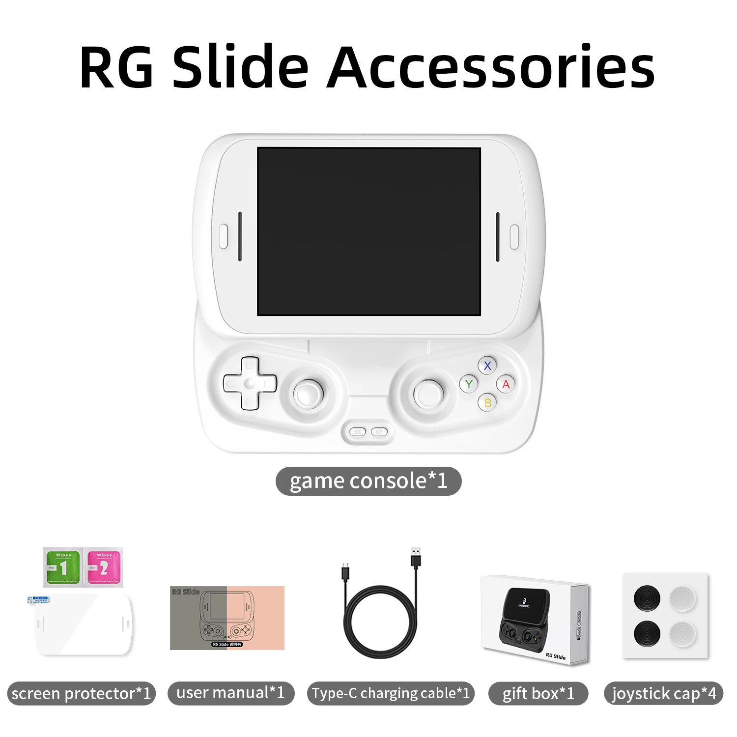 ANBERNIC RG Slide Handheld Console 4.7″ LTPS Screen 5000mAh WIFI FOTA