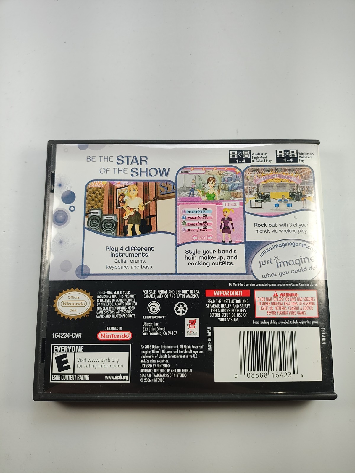 Imagine: Rock Star (Nintendo DS, 2008) — Tested — CIB — Complete