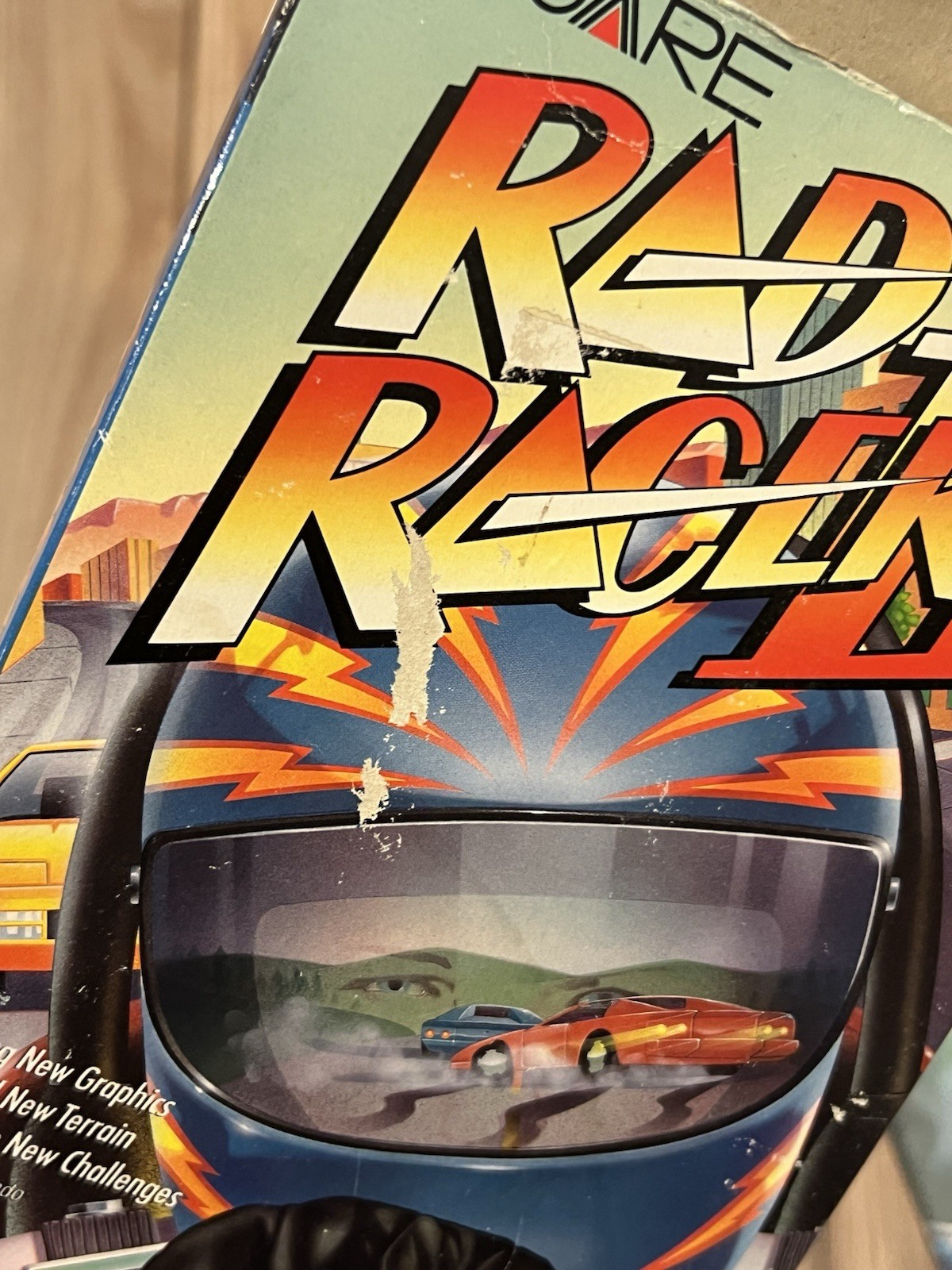 Rad Racer II (Nintendo NES, 1990) CIB Complete w/ Poster & Inserts Tested Works