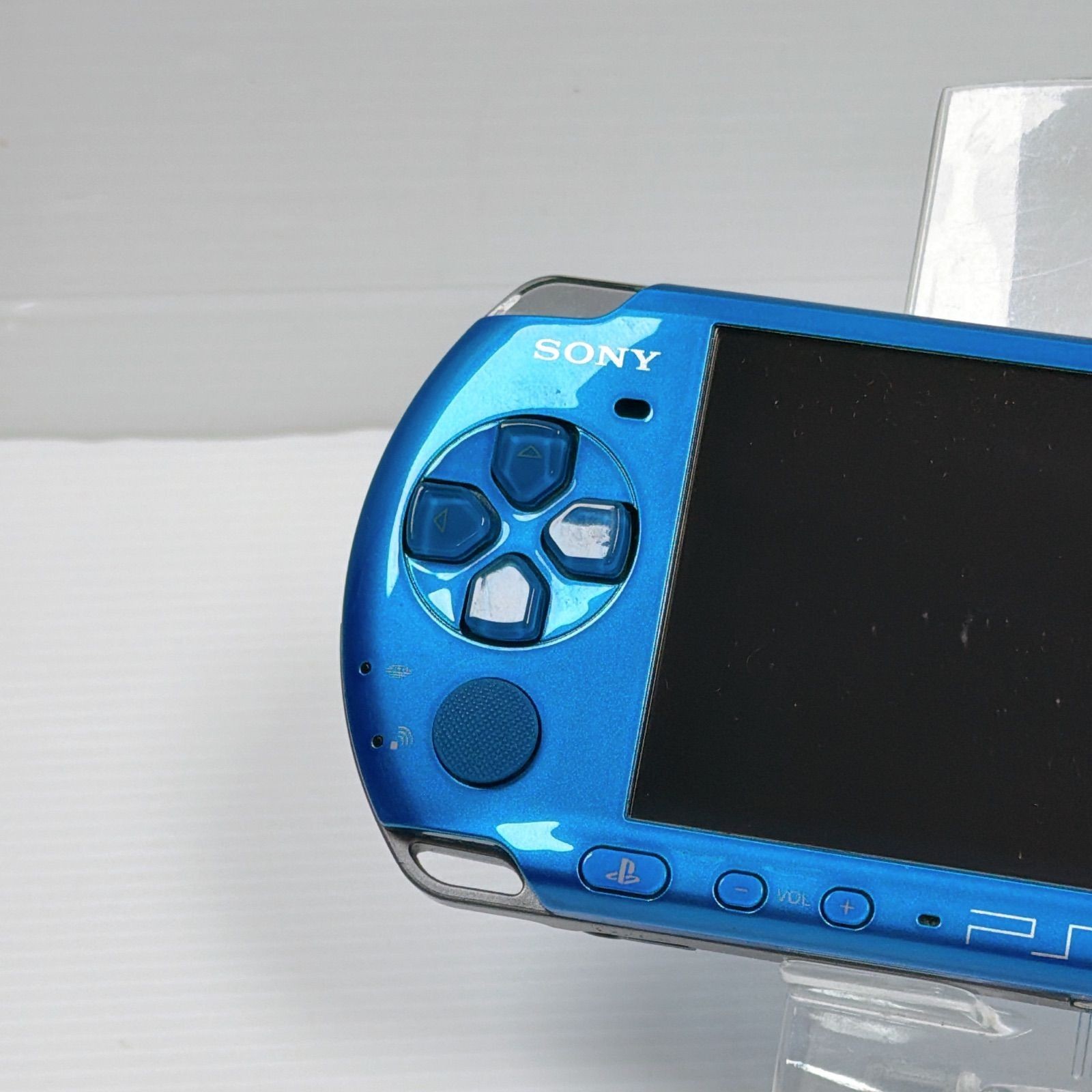 Excellent Sony PSP-3000 Vibrant Blue Console CIB