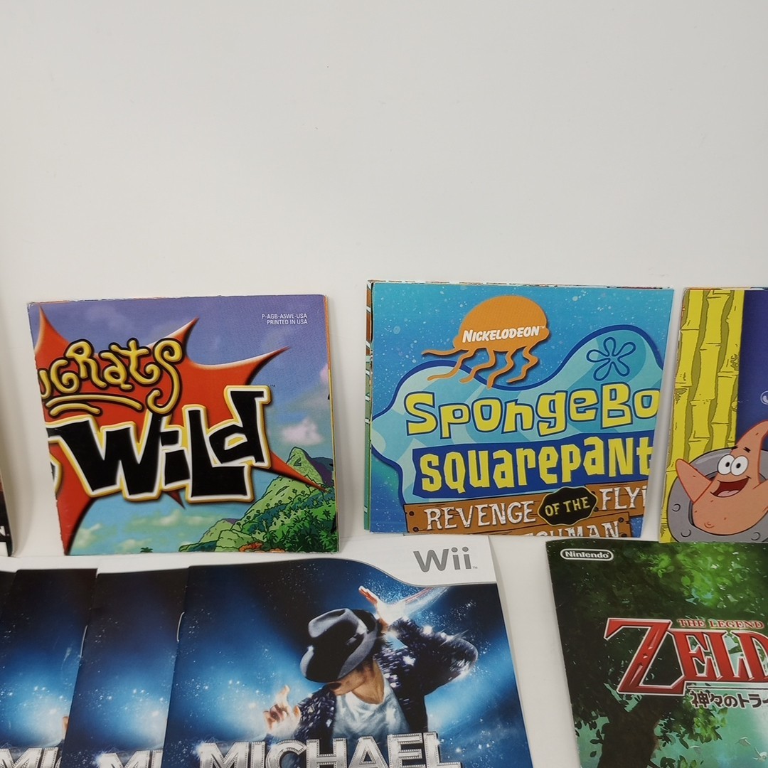 Lot Of 82 Nintendo INSERTS (Some Manuals & Posters) SEE PICS!!