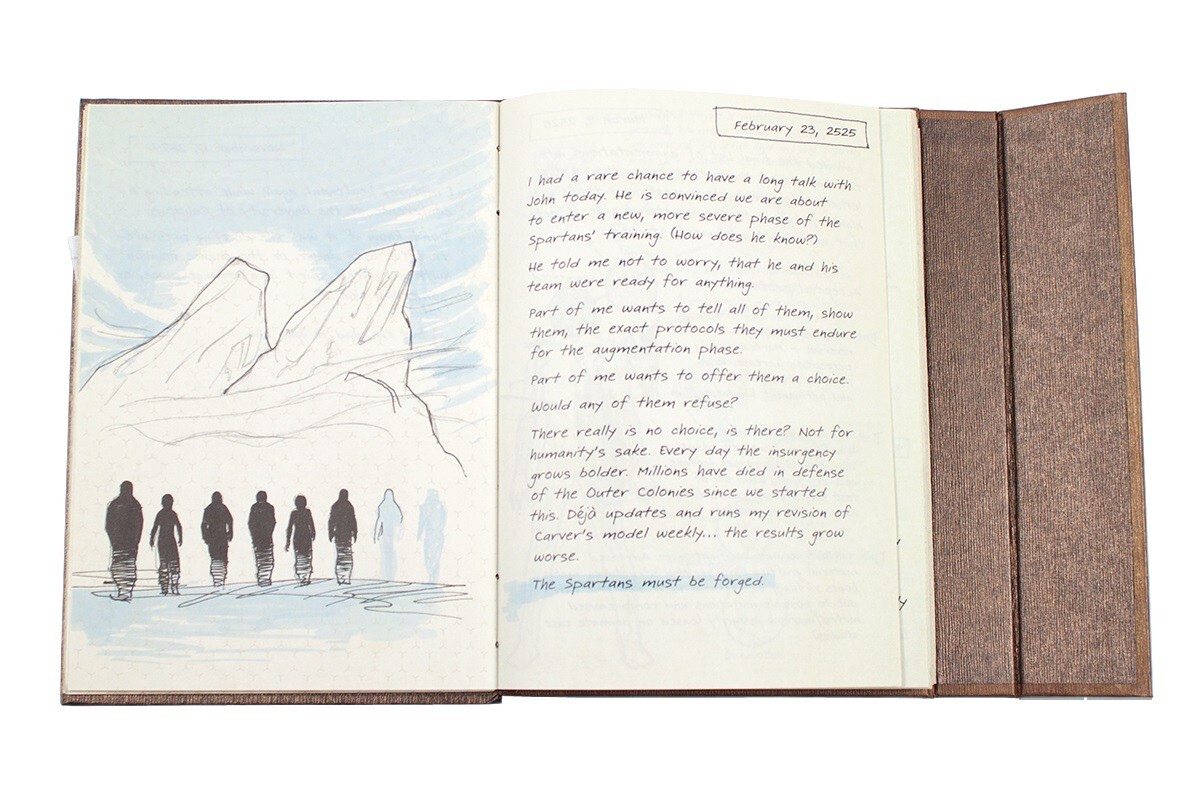 NEW Halo Reach Book Dr. Halsey’s Personal Journal Limited Edition – 2 5 4 3