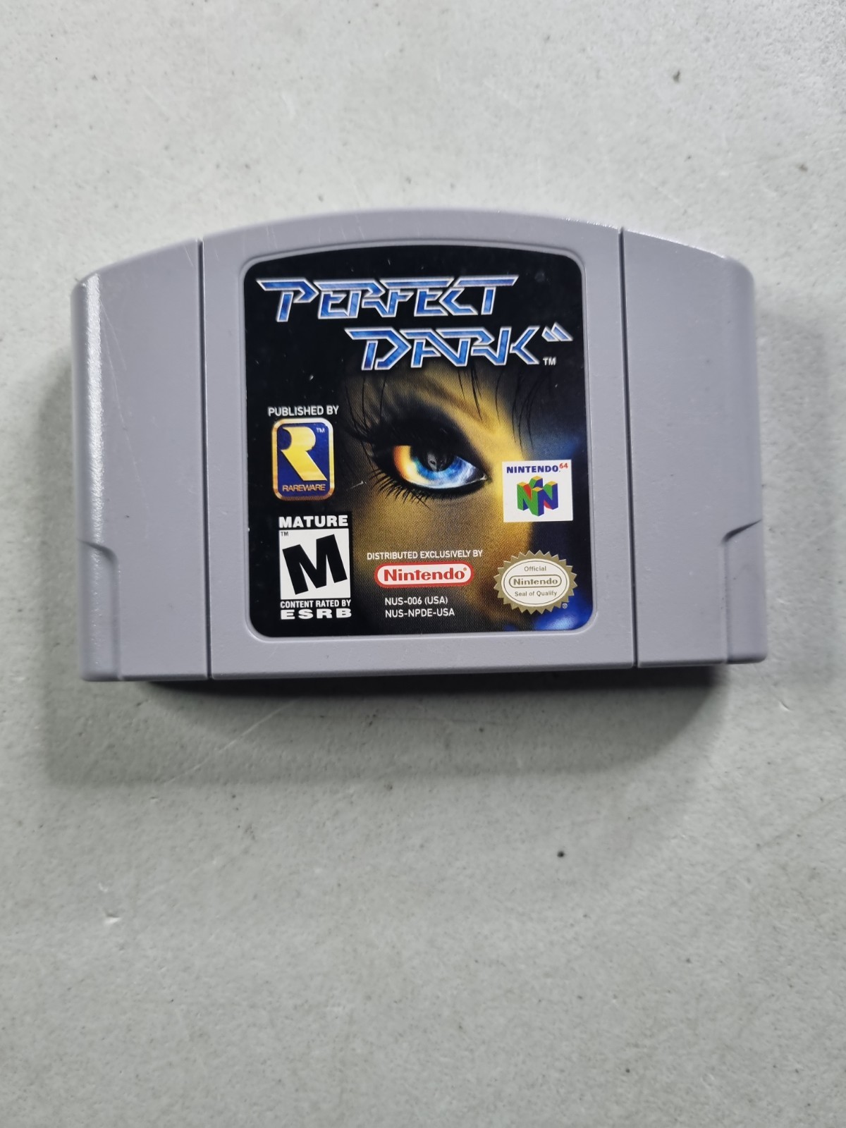 Perfect Dark (Nintendo 64 N64, 2000) CARTRIDGE ONLY Tested Works