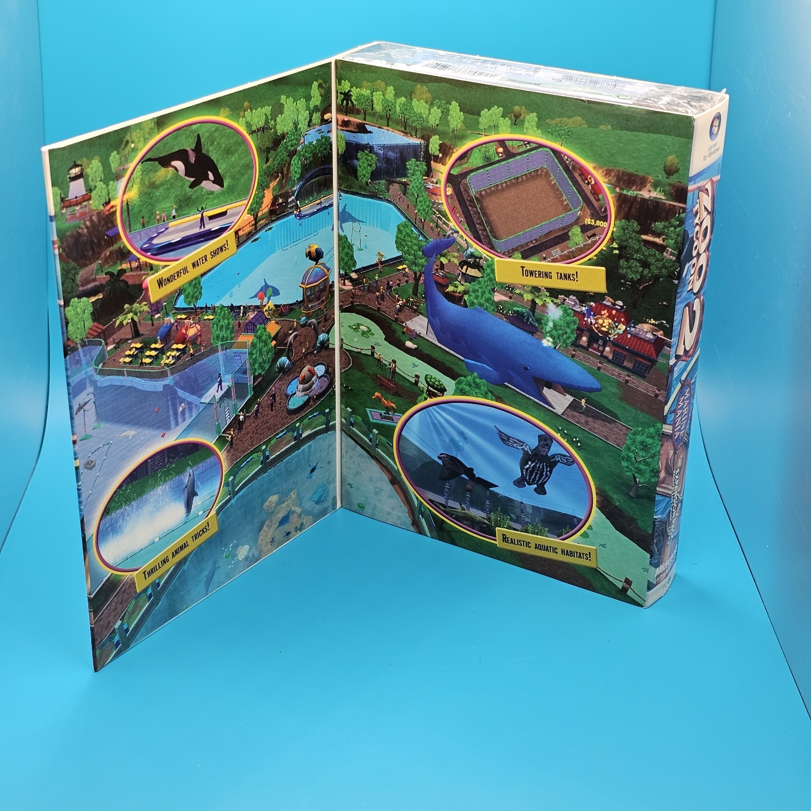 Zoo Tycoon 2Marine Mania Expansion Pack – Windows PC – Slip Cover – New Sealed!