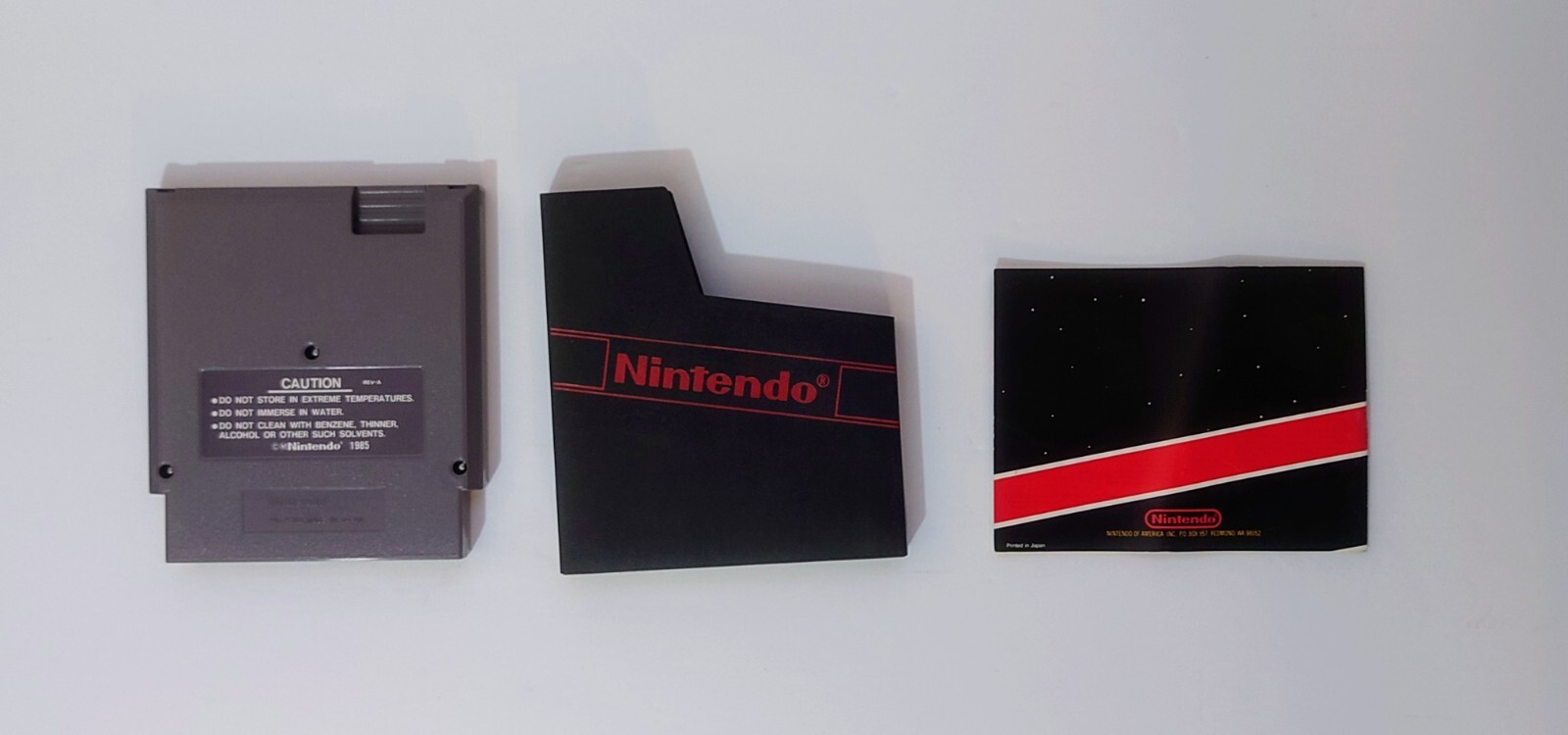 1989 oval seal Action Set complete in box original Nintendo NES Near Mint