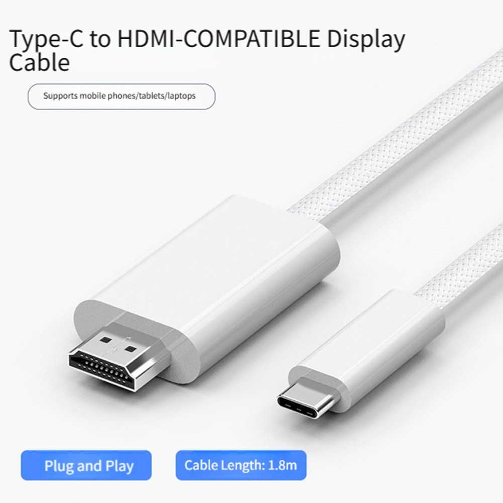 8K 60Hz Type C to Adapter Cable for Switch and Portable Electronic Devices