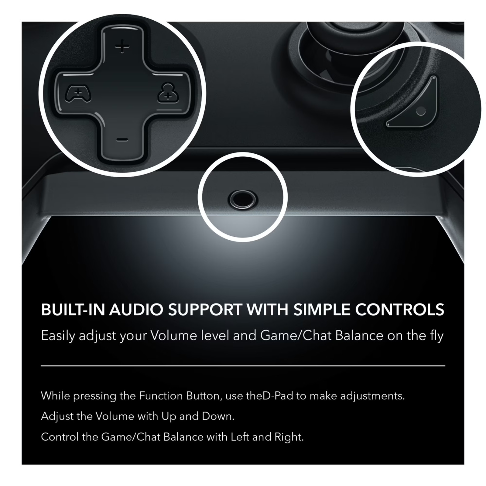 PDP Gaming Wired Controller Raven Black Xbox One S X & PC 048-082-BK Licensed