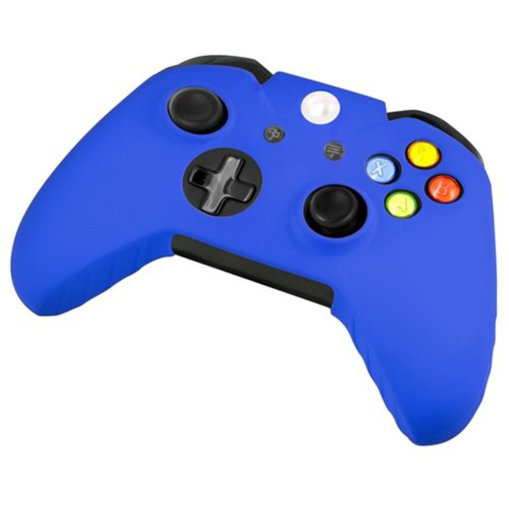 4x (Blue,White,Black,Red) Silicone Rubber Gel Cover Case fit Xbox One Controller