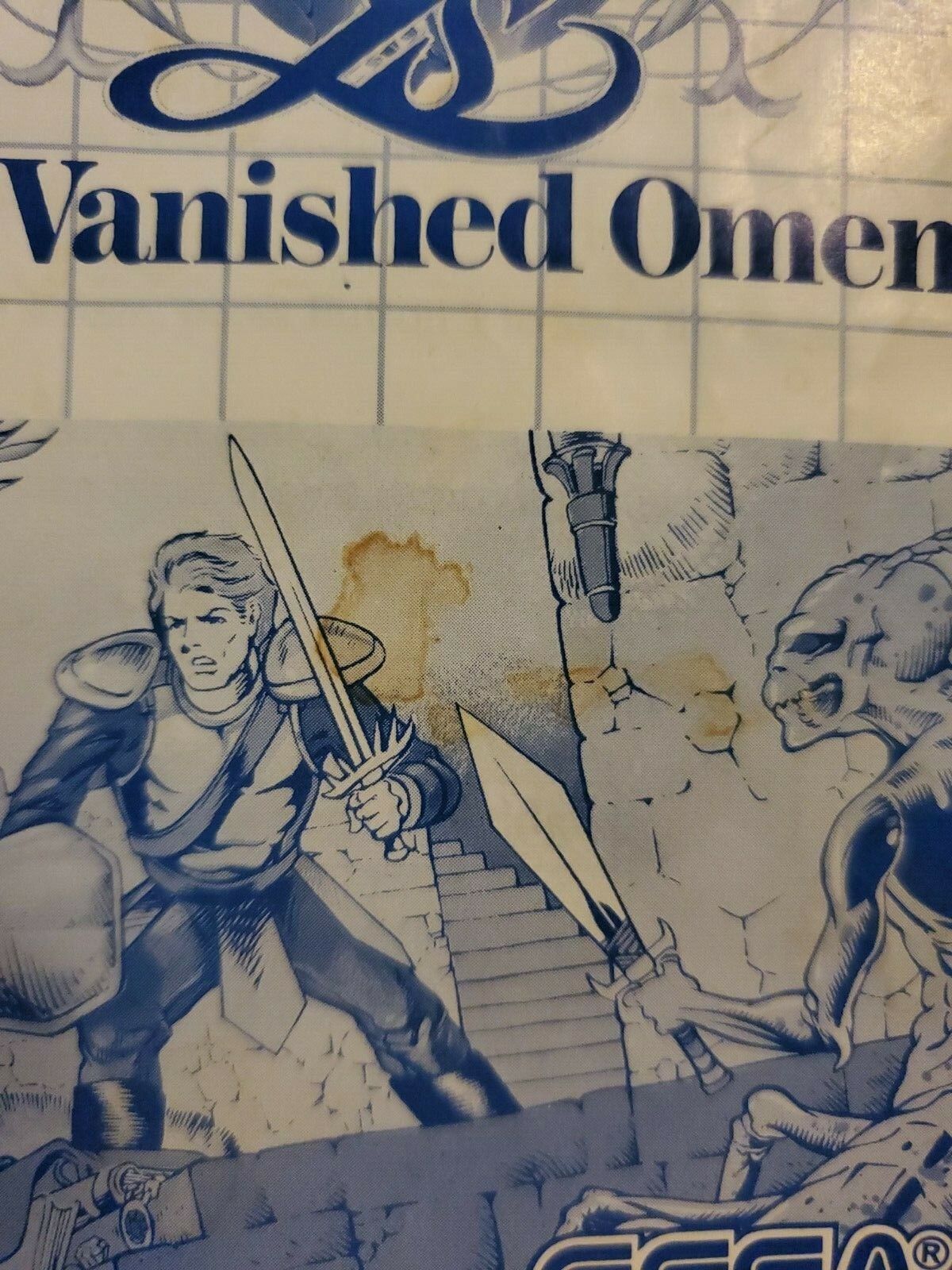 Ys: The Vanished Omens SMS (Sega Master System, 1988) COMPLETE CIB AUTHENTIC