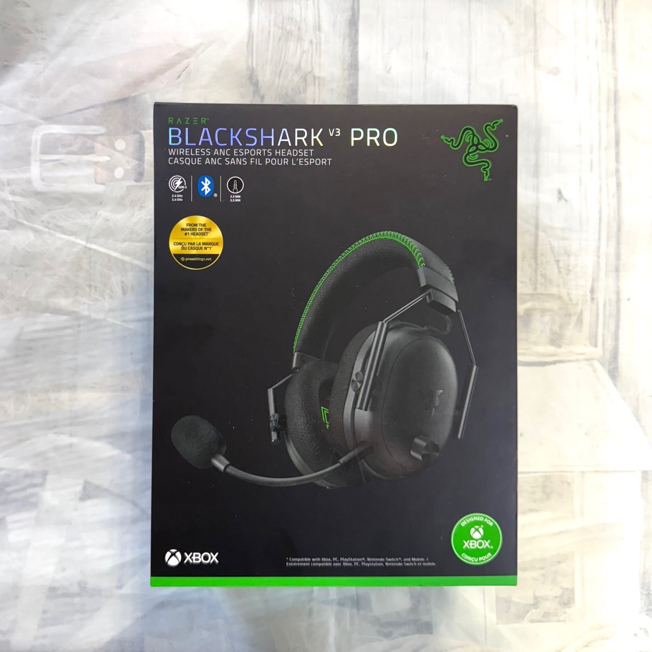 Razer BlackShark V3 Pro Wireless ANC Esports Headset, Black