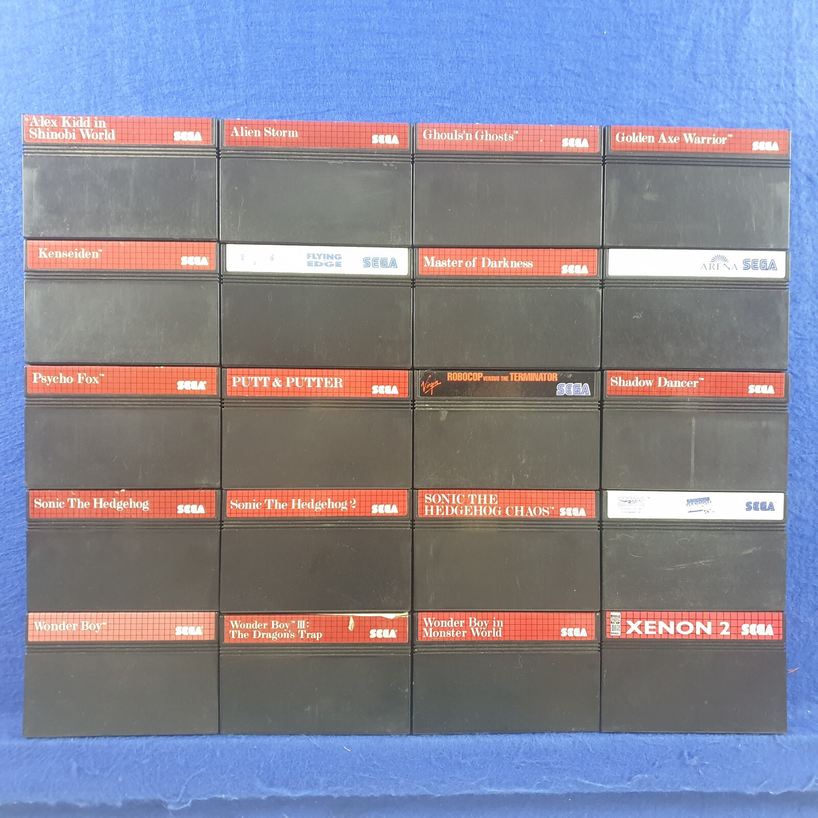 Master System GAMES Carts PAL REGION FREE- Make Your Selection