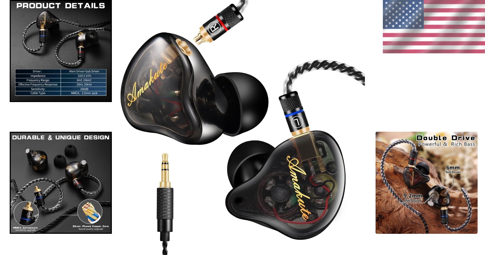 High-Fidelity Dual Driver In-Ear Monitors: Ergonomic, Durable & Sound-Isolating