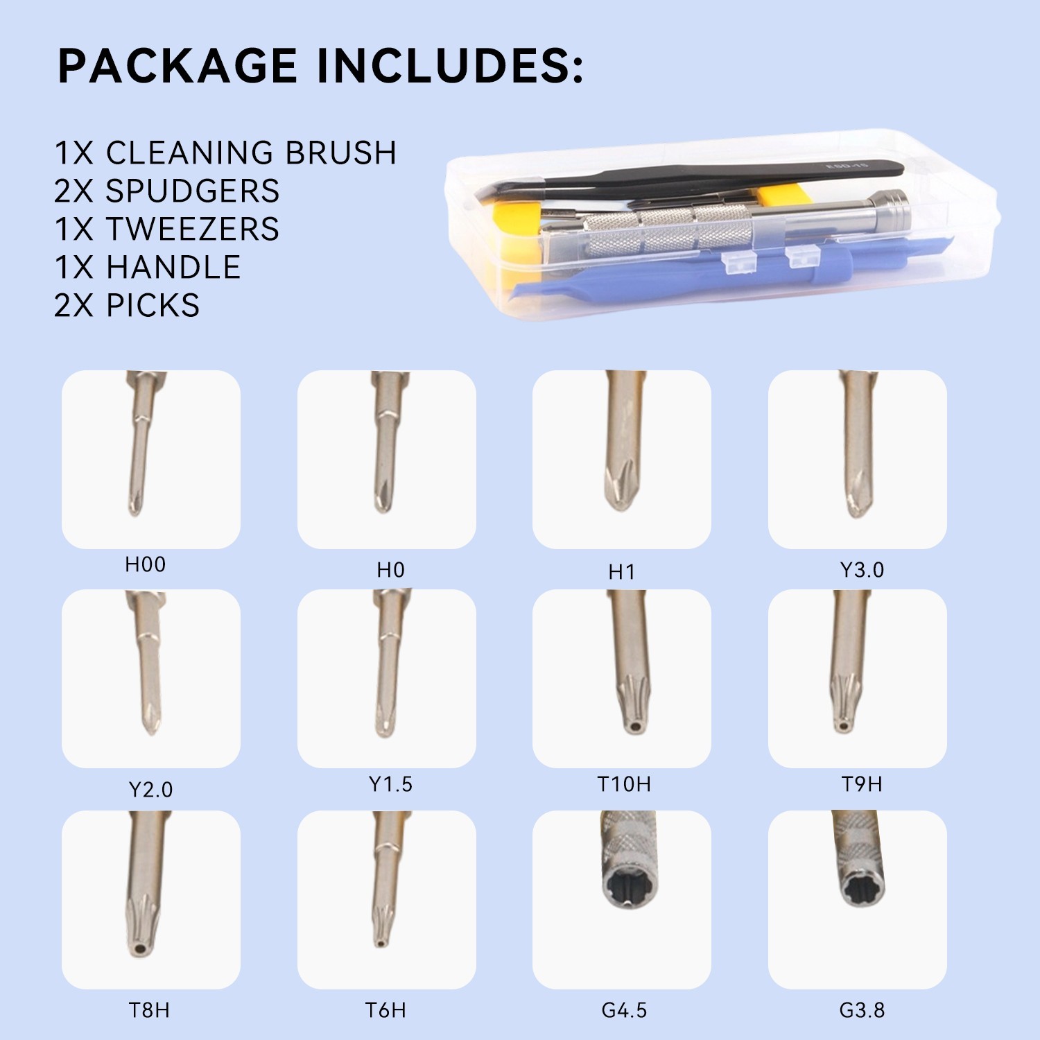 19pc Console Repair Tool Kit Screwdriver Set for PS5 Xbox Series X/S PS4 Switch