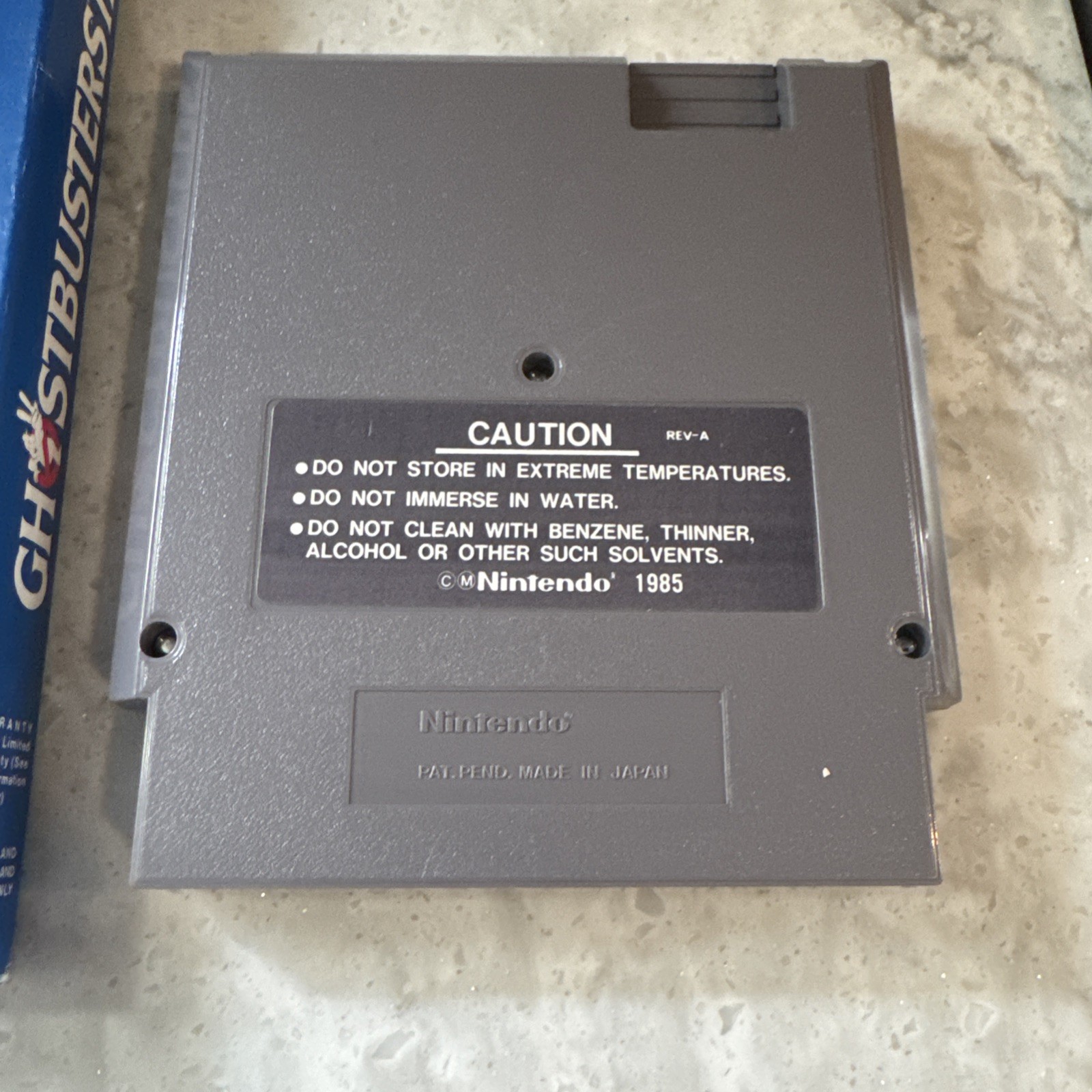 1990 Activision Nintendo Ghostbusters II 2 Works w/ Case & Manual Fast Ship