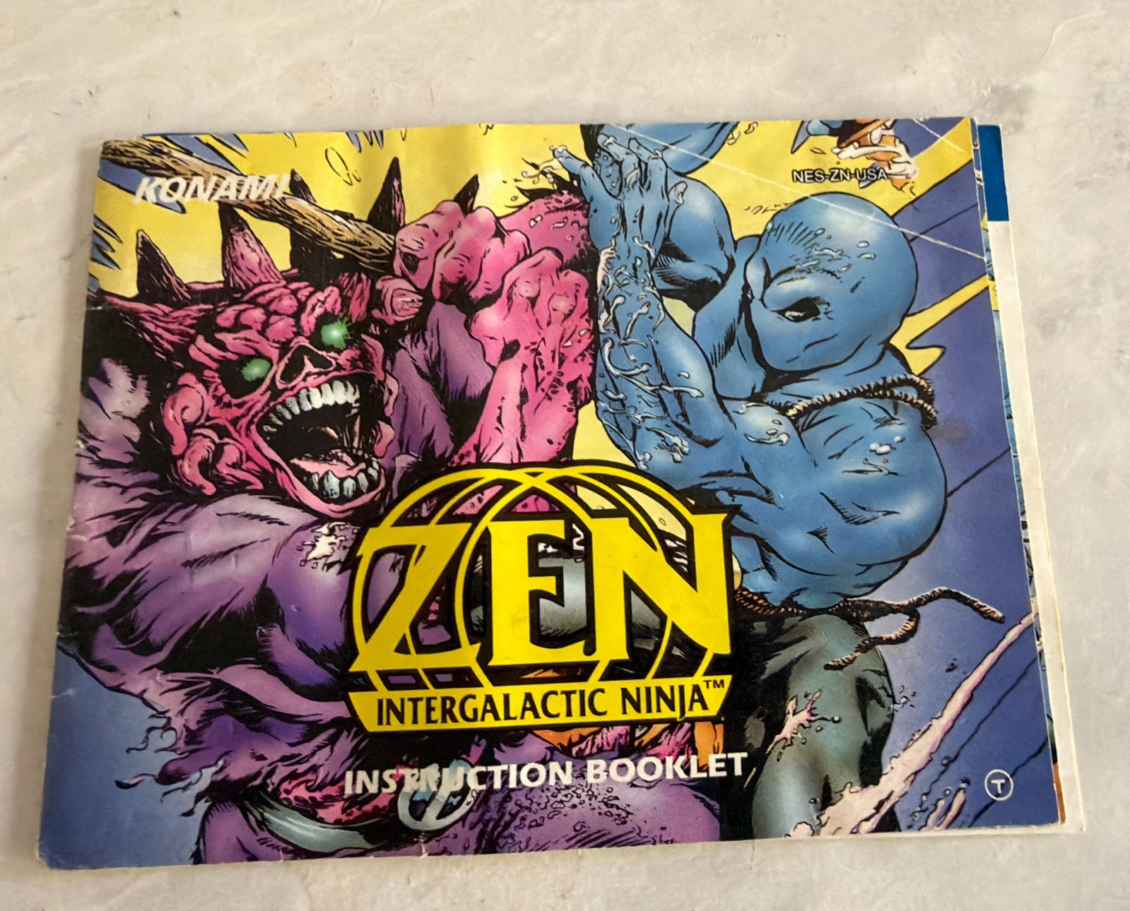Zen: Intergalactic Ninja (Nintendo Entertainment System NES 1993) CIB/Complete