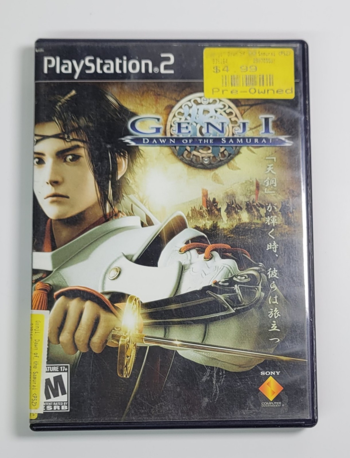 Genji: Dawn of the Samurai (Sony PlayStation 2, 2005) Untested ●Notes