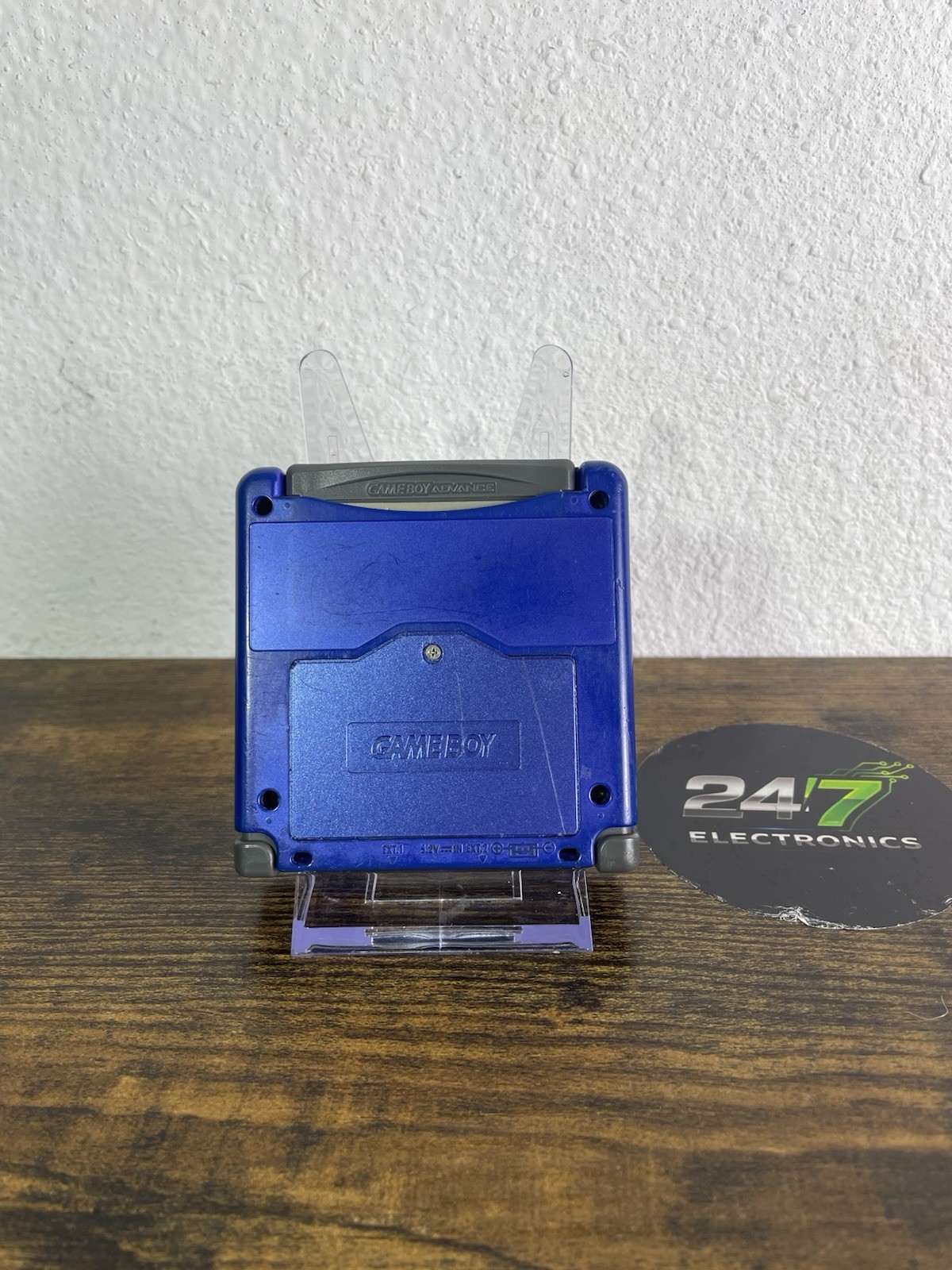 Gameboy Advance SP 001 Nintendo Cobalt Blue Advance Handheld TESTED READ DEFECT