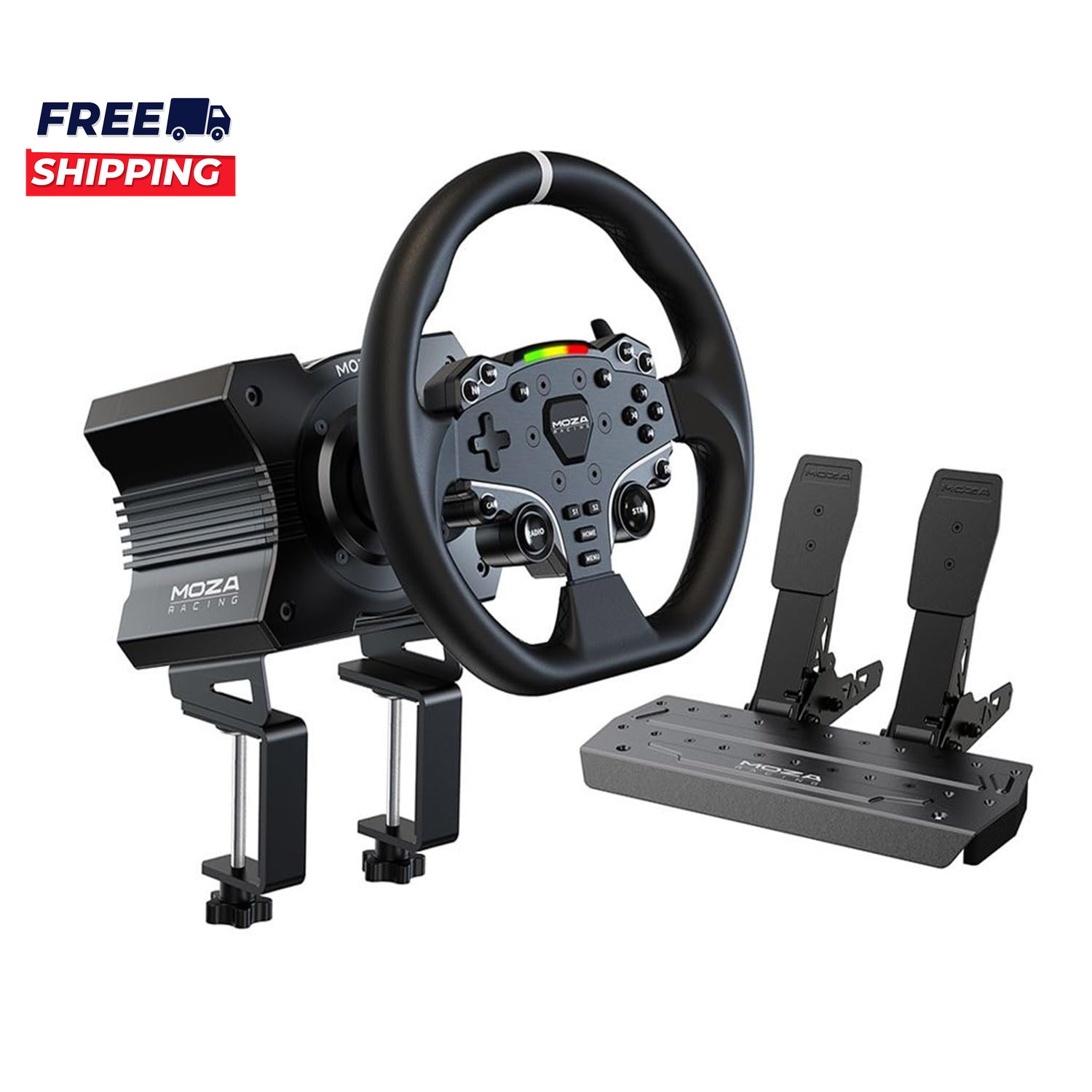 R5 All-In-One PC Gaming Racing Simulator 5.5Nm Direct Drive Wheel Base