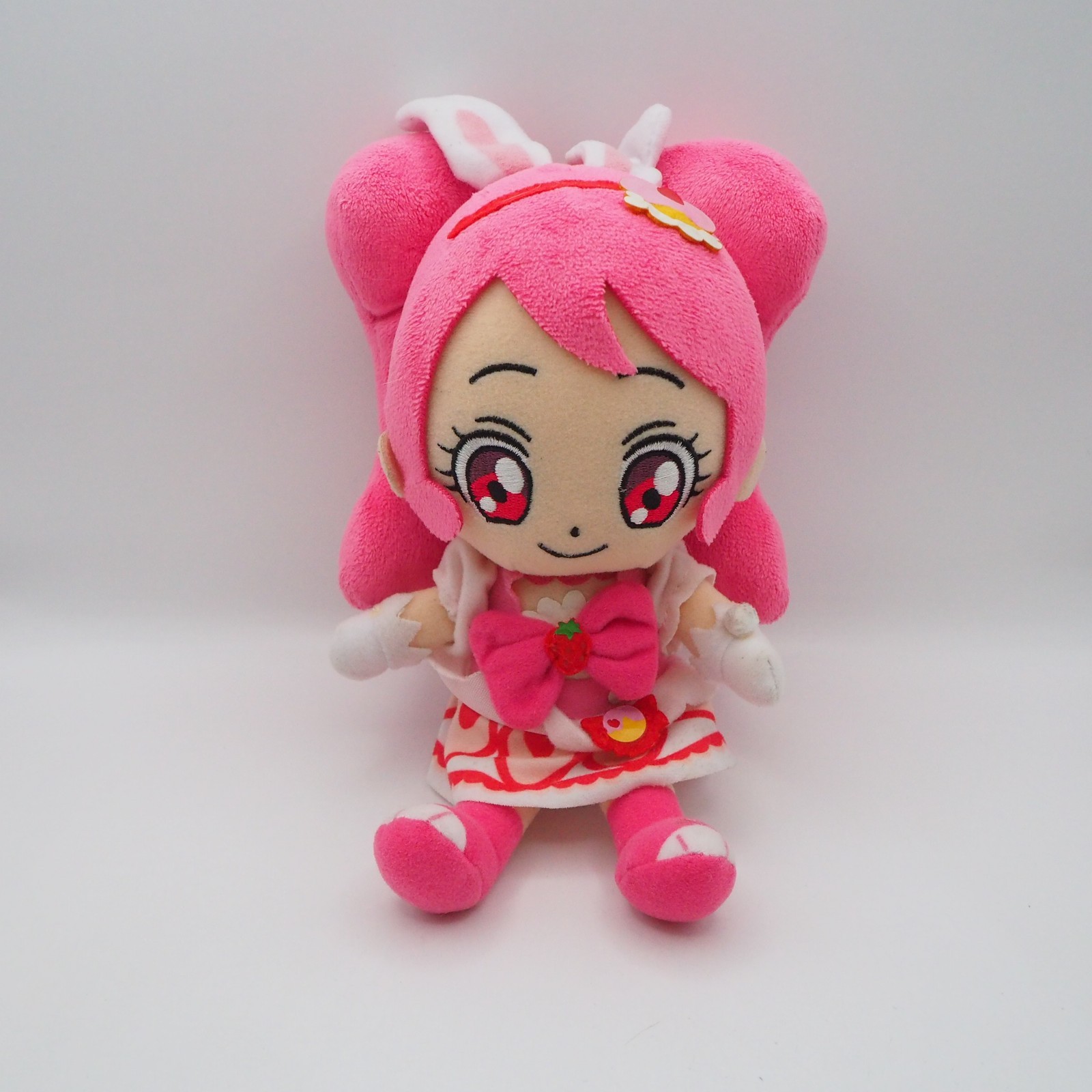 JK42 JUNK KiraKira Precure Pretty Cure WHIP Plush 8″ Bandai 2017 Toy Doll Japan