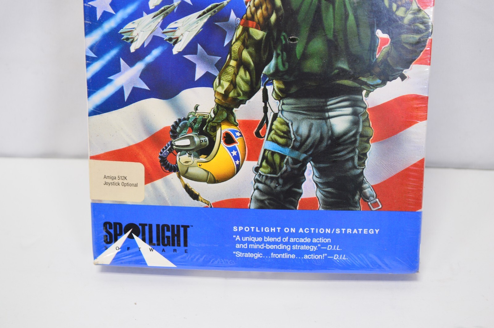 NEW Air Strike USA Spotlight Software Amiga Computer Video Game