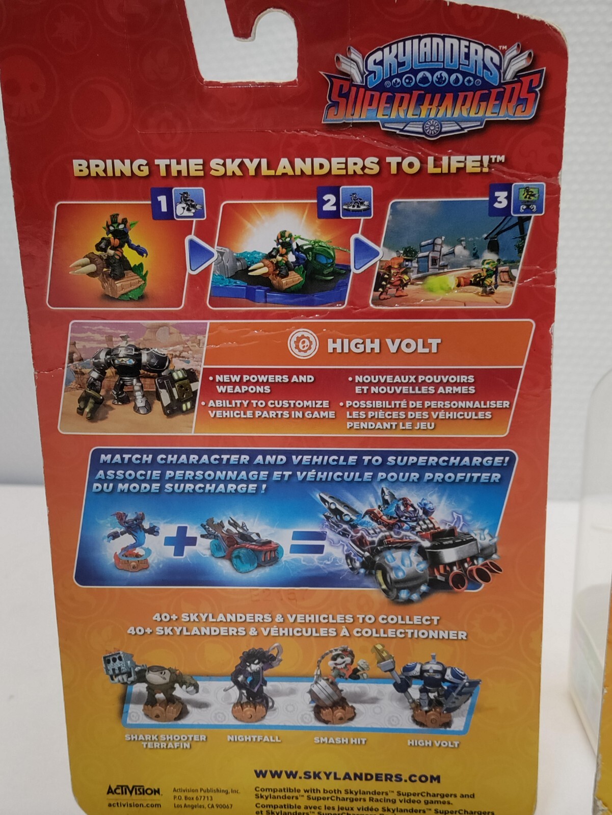 Lot of 3SkyLanders Superchargers High Volt, Nitro Stealth Stinger and Smash Hit