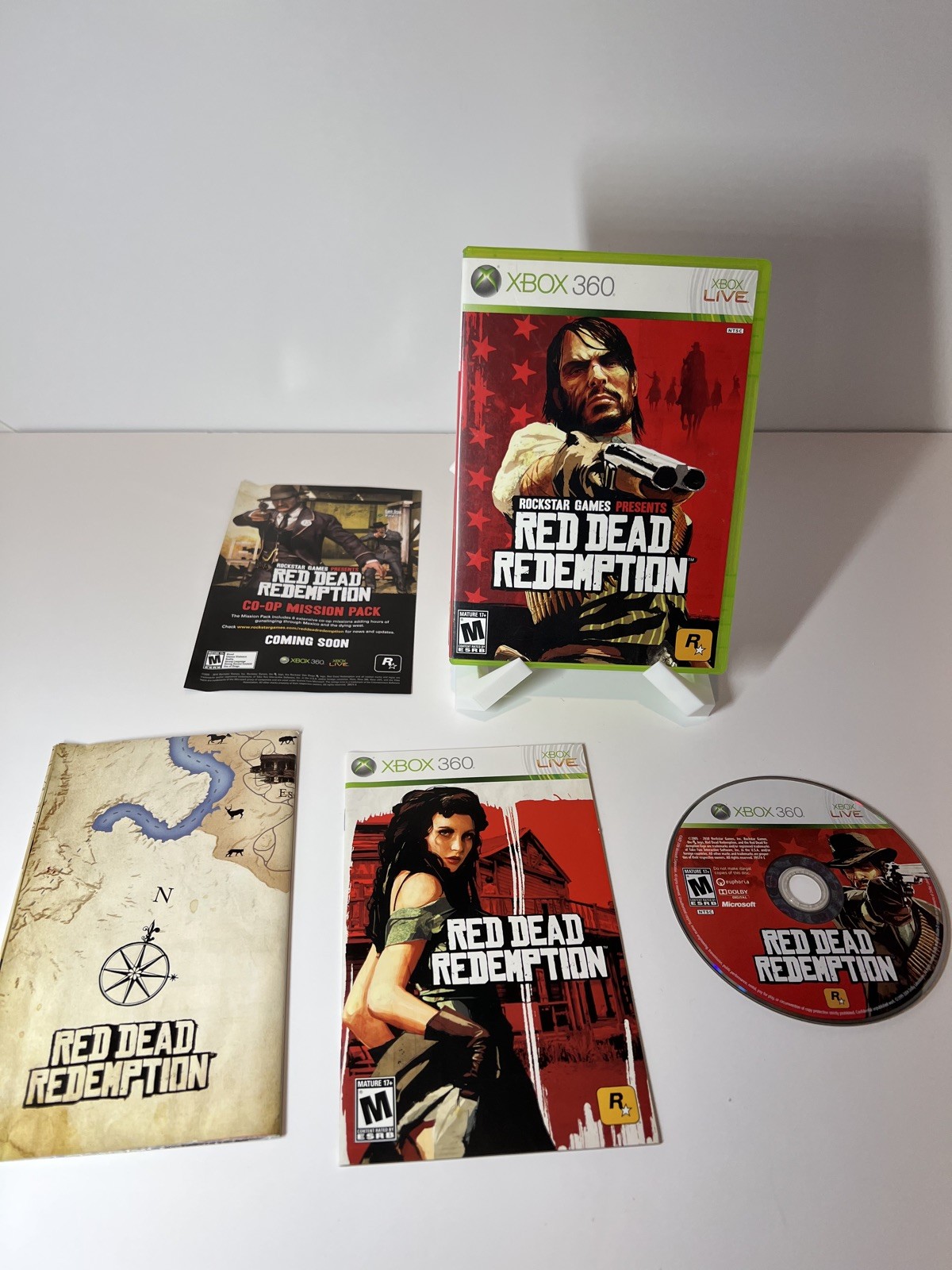 XBox 360 Red Dead Redemption Complete CIB – Map and Manual included