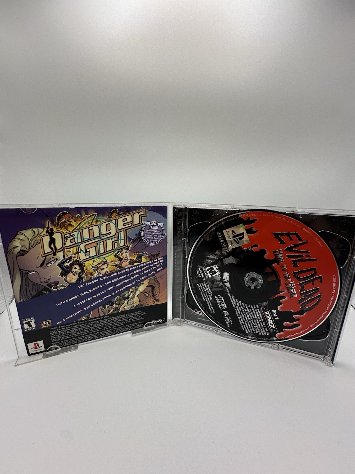 Evil Dead: Hail to the King PS1 THQ w/ Manual Included NTSC-U/C (2000)