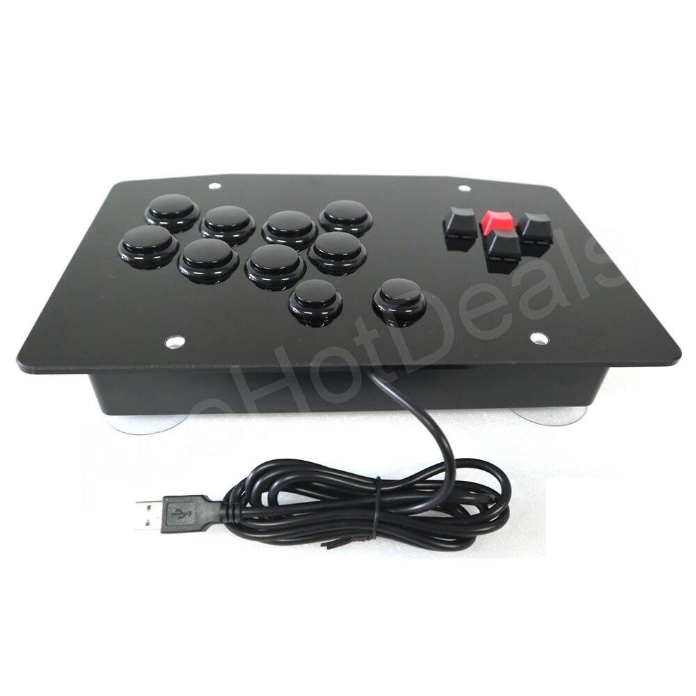 RAC-J500K Keyboard SANWA Buttons Fight Stick Game Controller Joystick for PS4