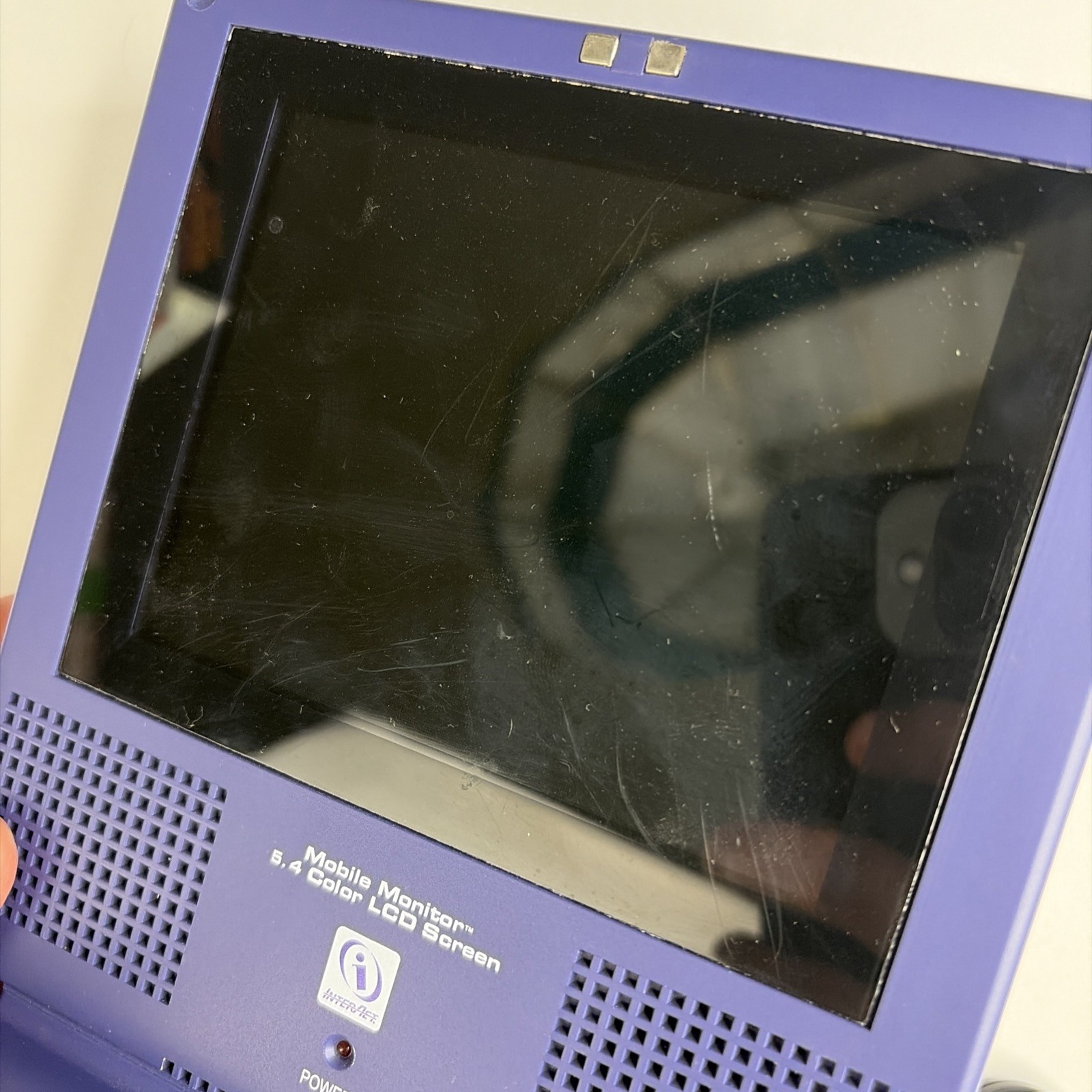 Intec Indigo Portable 5” LCD Screen W Dongle! Attachment Nintendo GameCube