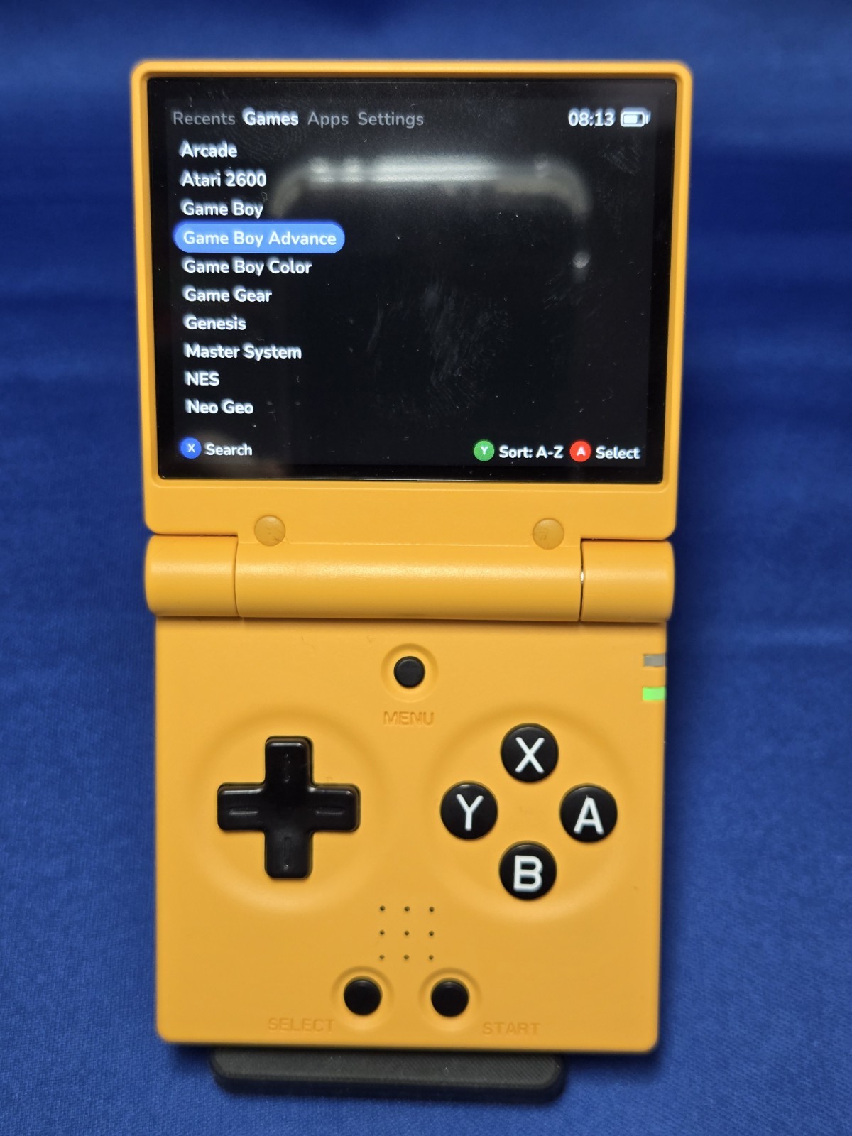 Miyoo Mini Flip | Yellow | 64GB MicroSD Card | AlliumOS | Ready To Play!