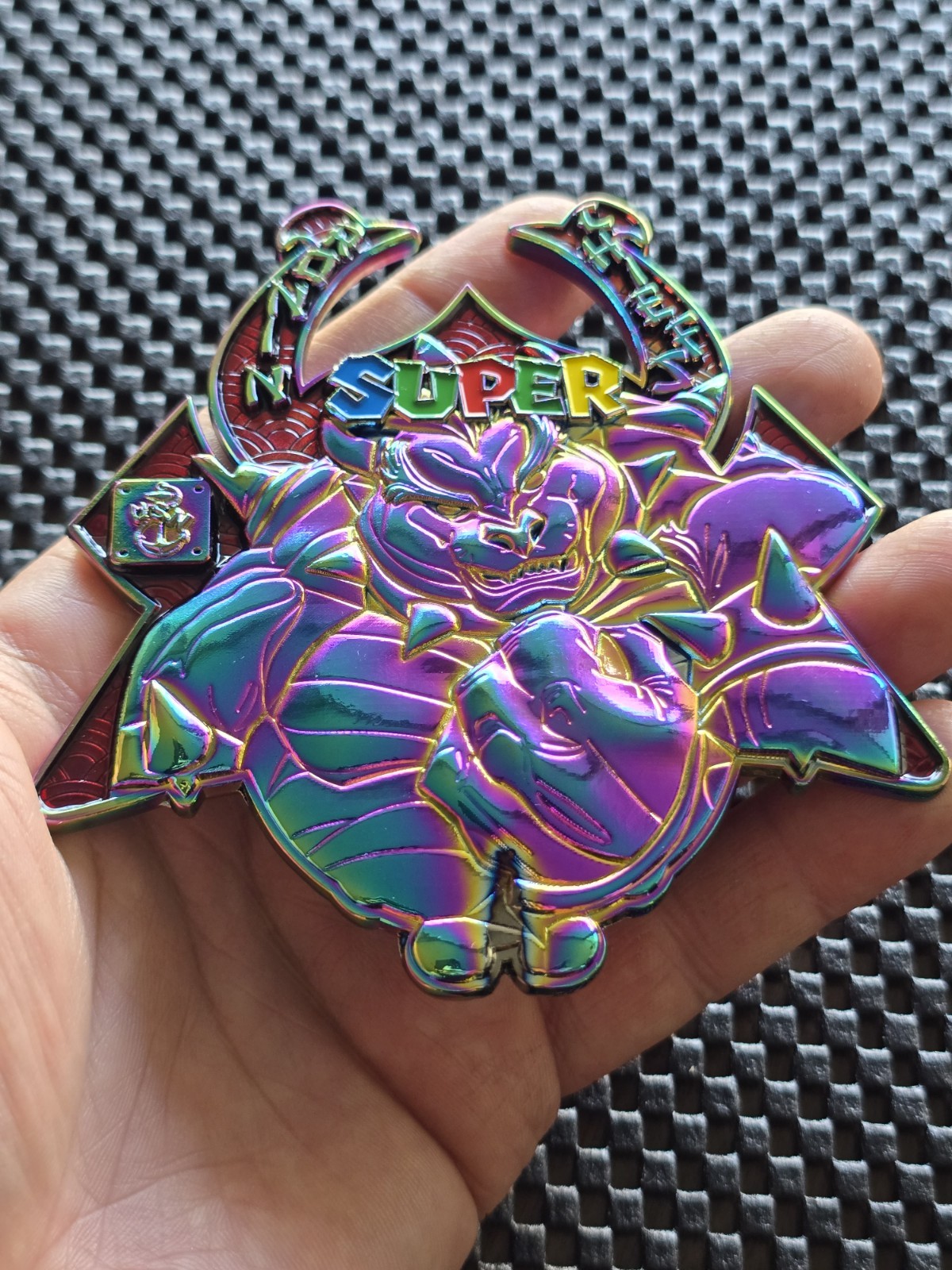 Super Mario Bowser Challenge Coin Super Ronin Chief USN Promo SNES GB SWITCH #2