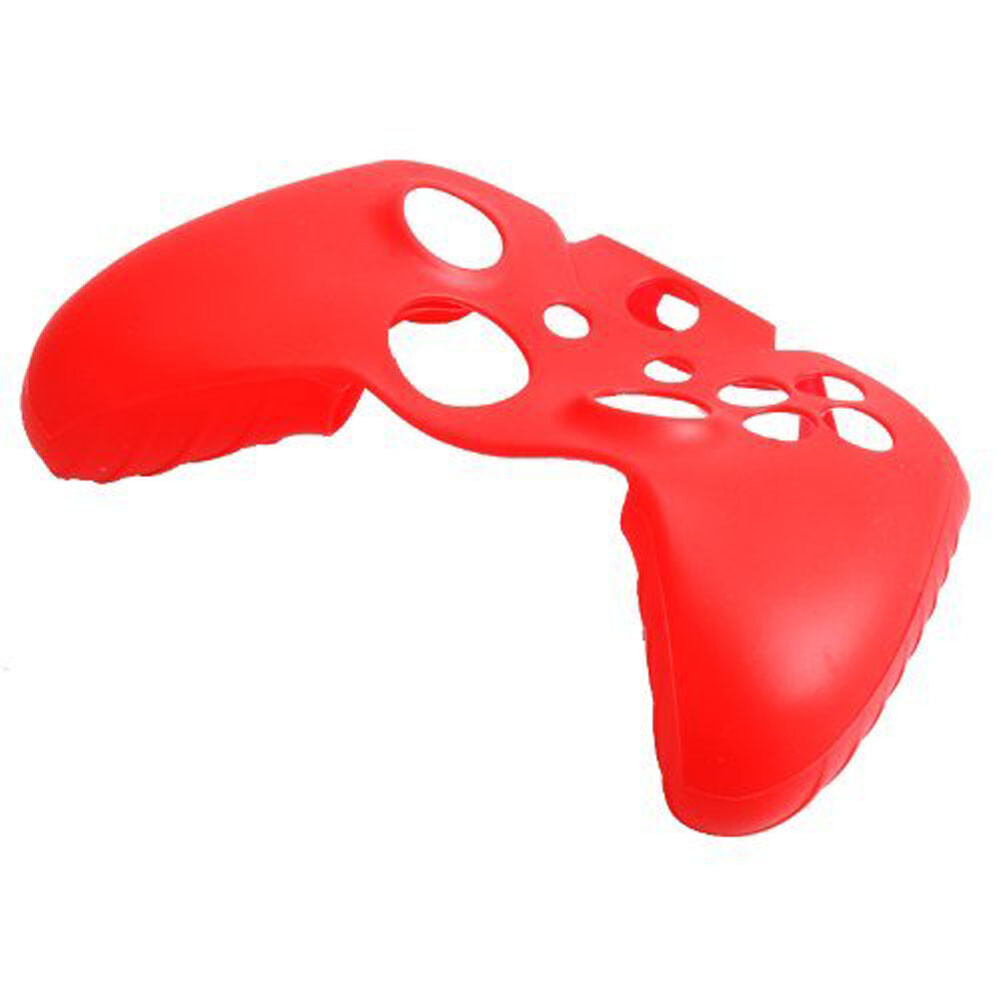 4x (Blue,White,Black,Red) Silicone Rubber Gel Cover Case fit Xbox One Controller