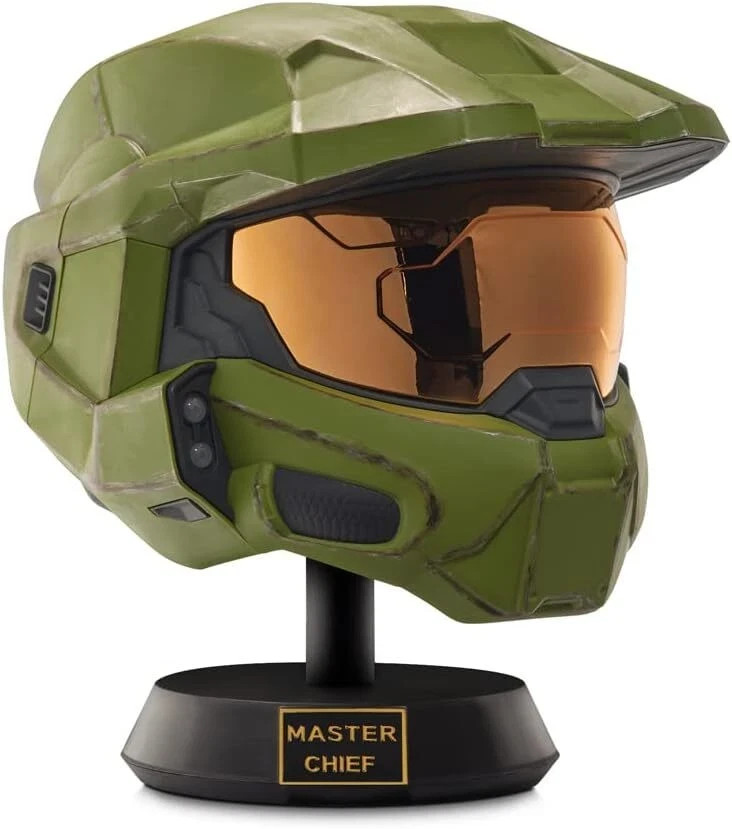 Halo Master Chief Deluxe Helmet with Stand – LED Light | free shipping