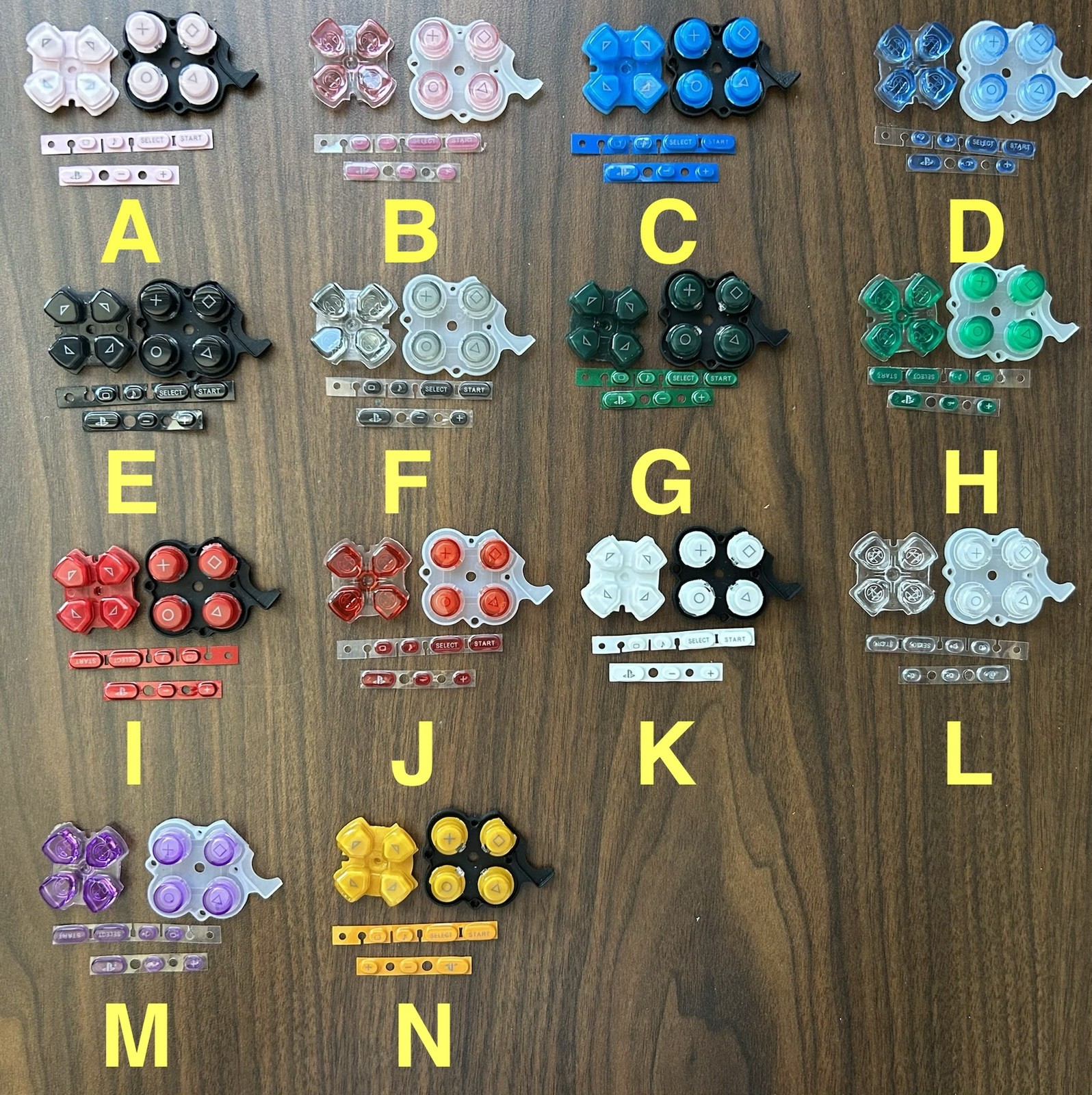 HIGH QUALITY New PSP Button Sets for PlayStation PSP 3000 Console-pick Color