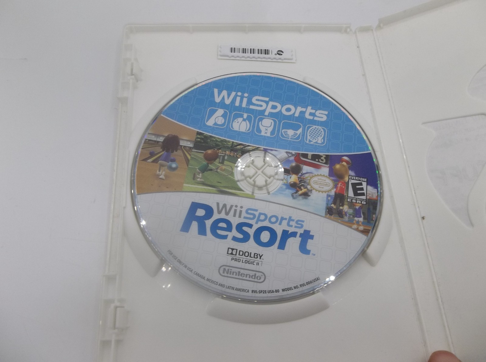 Nintendo Wii Sports and Wii Resort – 2 in 1 Combo – Disc Only Tested/Working