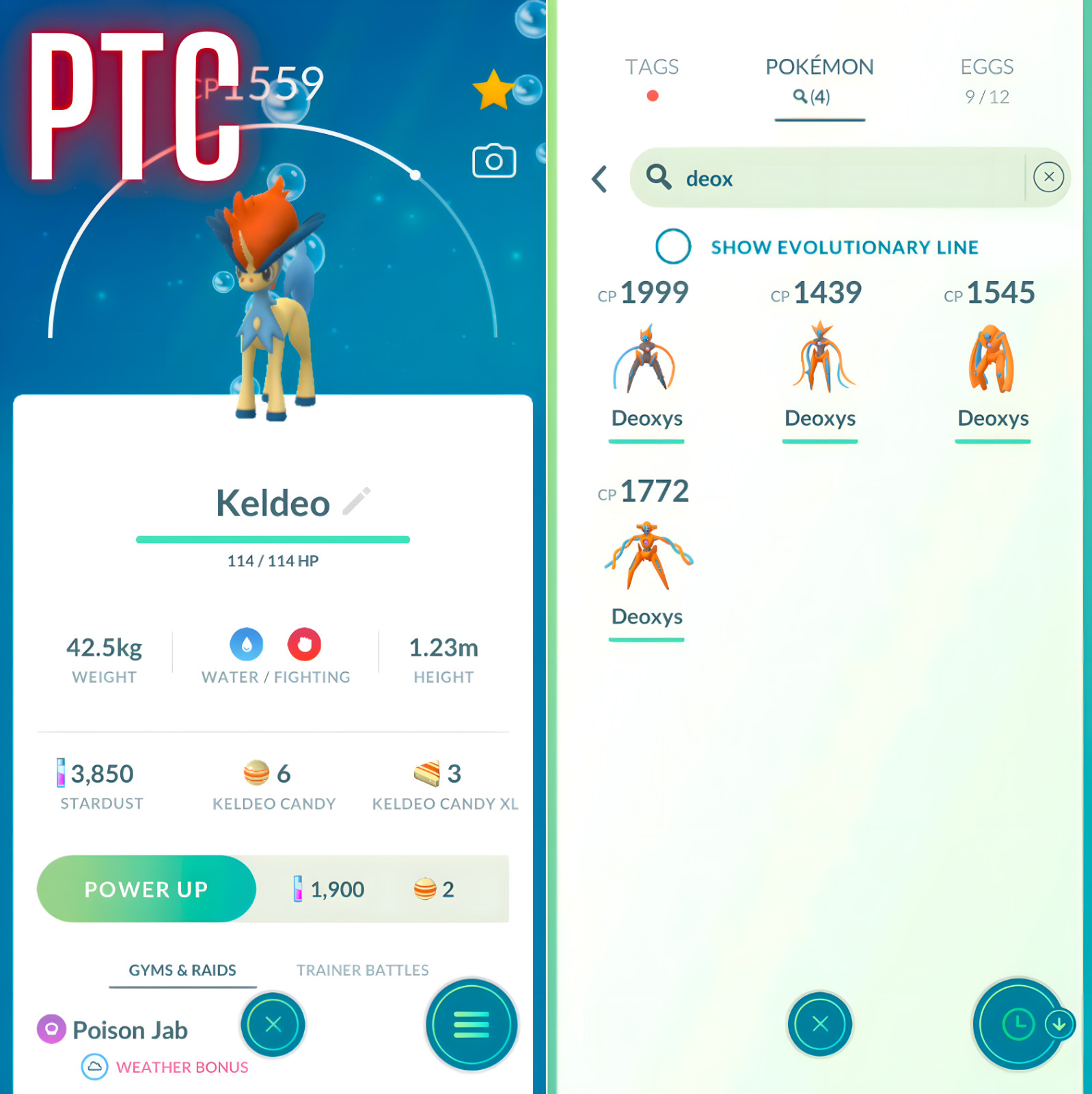 Keldeo + Deoxys Normal, Defense, Attack, Speed | mini PTC | Go ✨