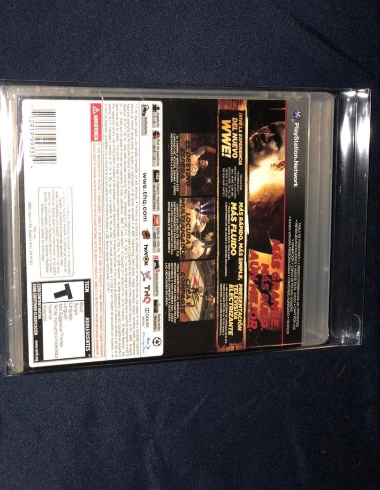 WWE ’12 MEXICO RELEASE Cover Art Variant Sealed PS3 Sin Cara