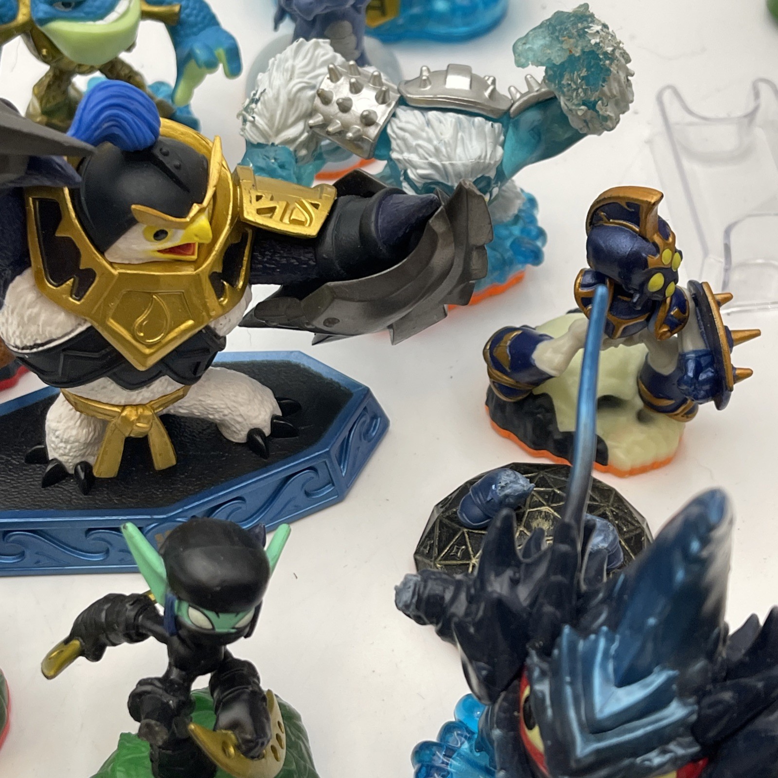 Skylanders Mixed Lot of 45 Figures Spyro, Giants, Vehicles, Some Damaged