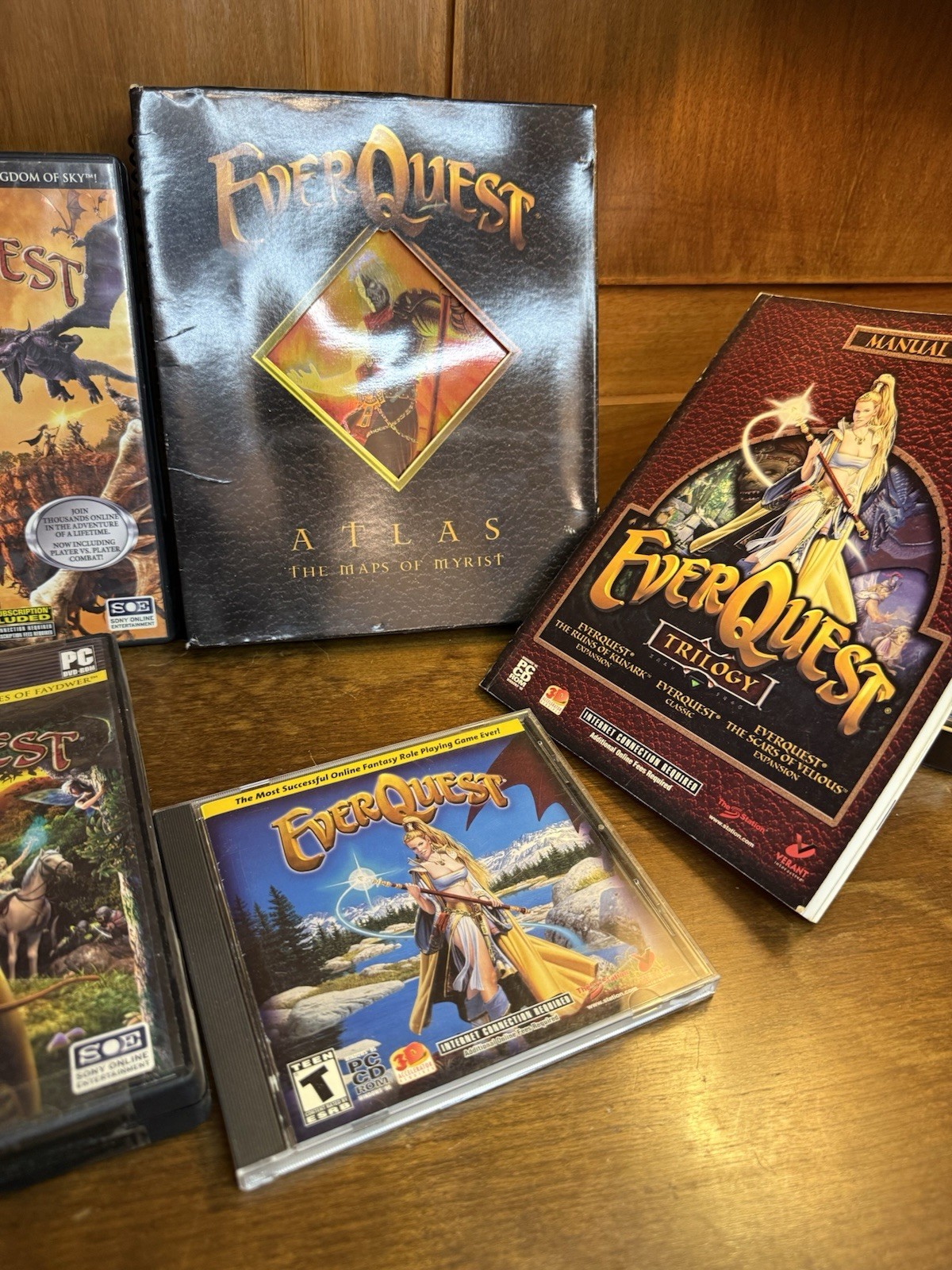 EverQuest 1 And EverQuest 2 Lot With EverQuest Atlas And EverQuest 2 Expansions