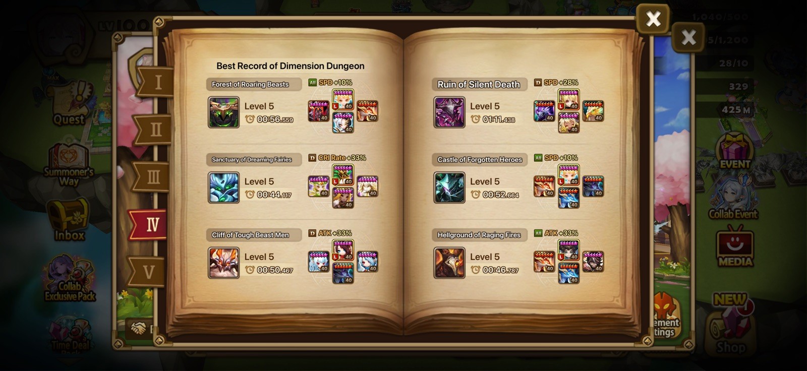 Summoners war end game 9ld5 account 230 swift , 188 vio will 182