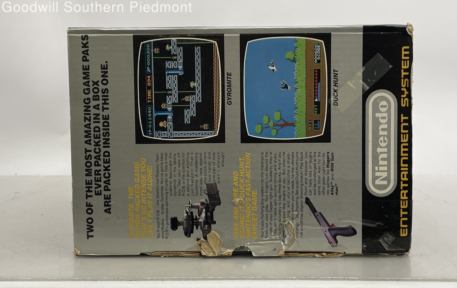 Nintendo NES Deluxe Set with Rob the Robot Complete CIB – Tested