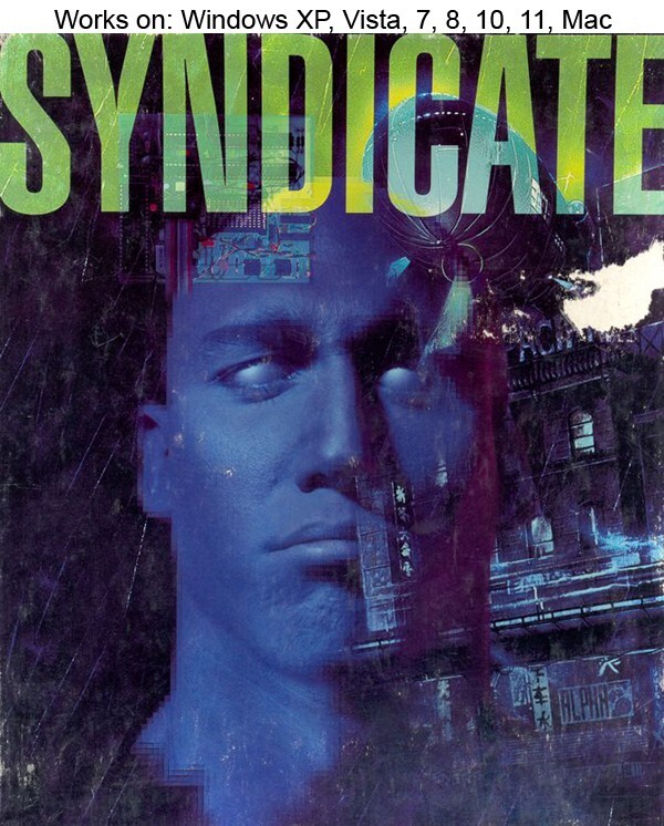 Syndicate Plus PC Mac Game 1993 Bullfrog Windows 7 8 10 11